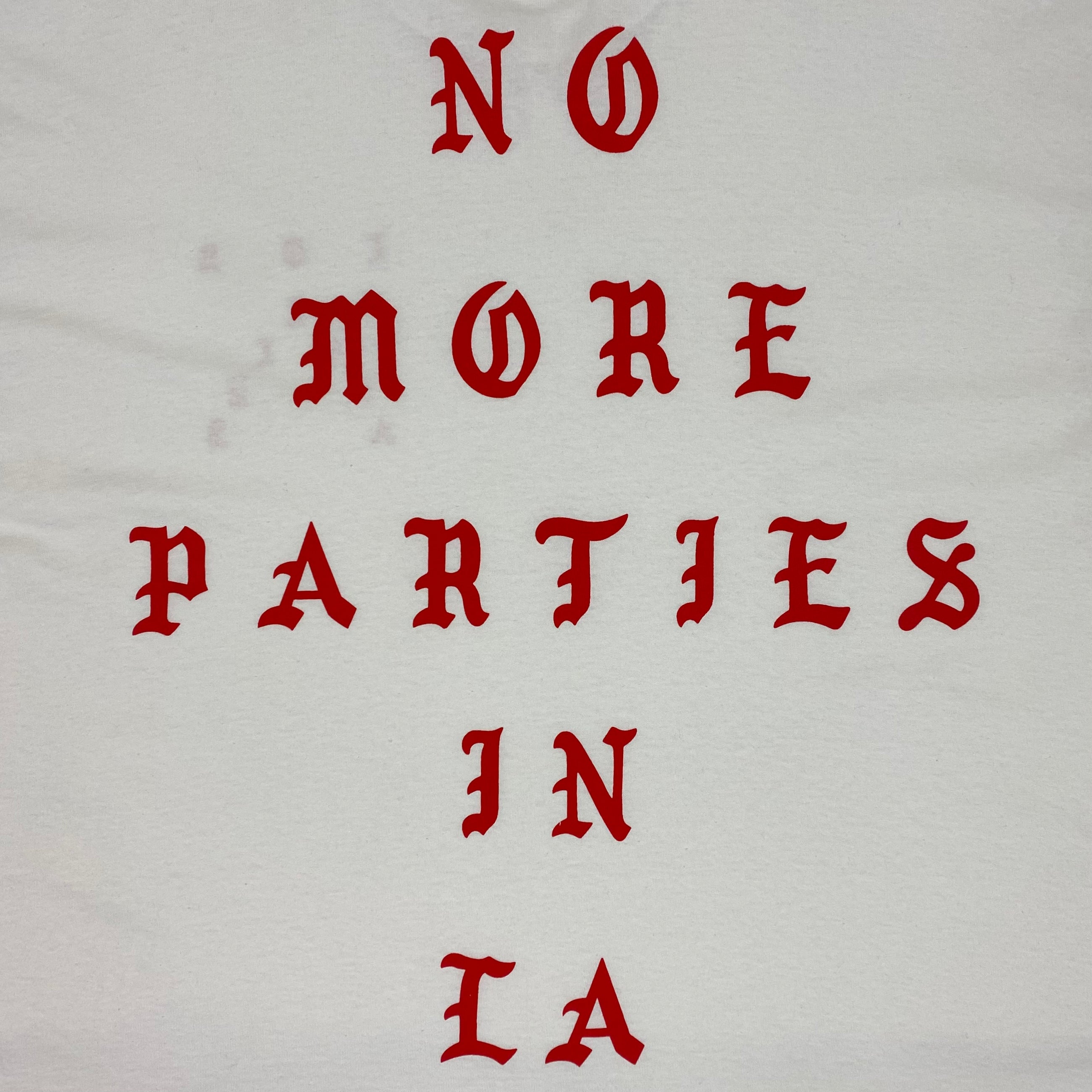 The Life of Pablo 2016 Los Angeles ‘No More Parties’ Tee