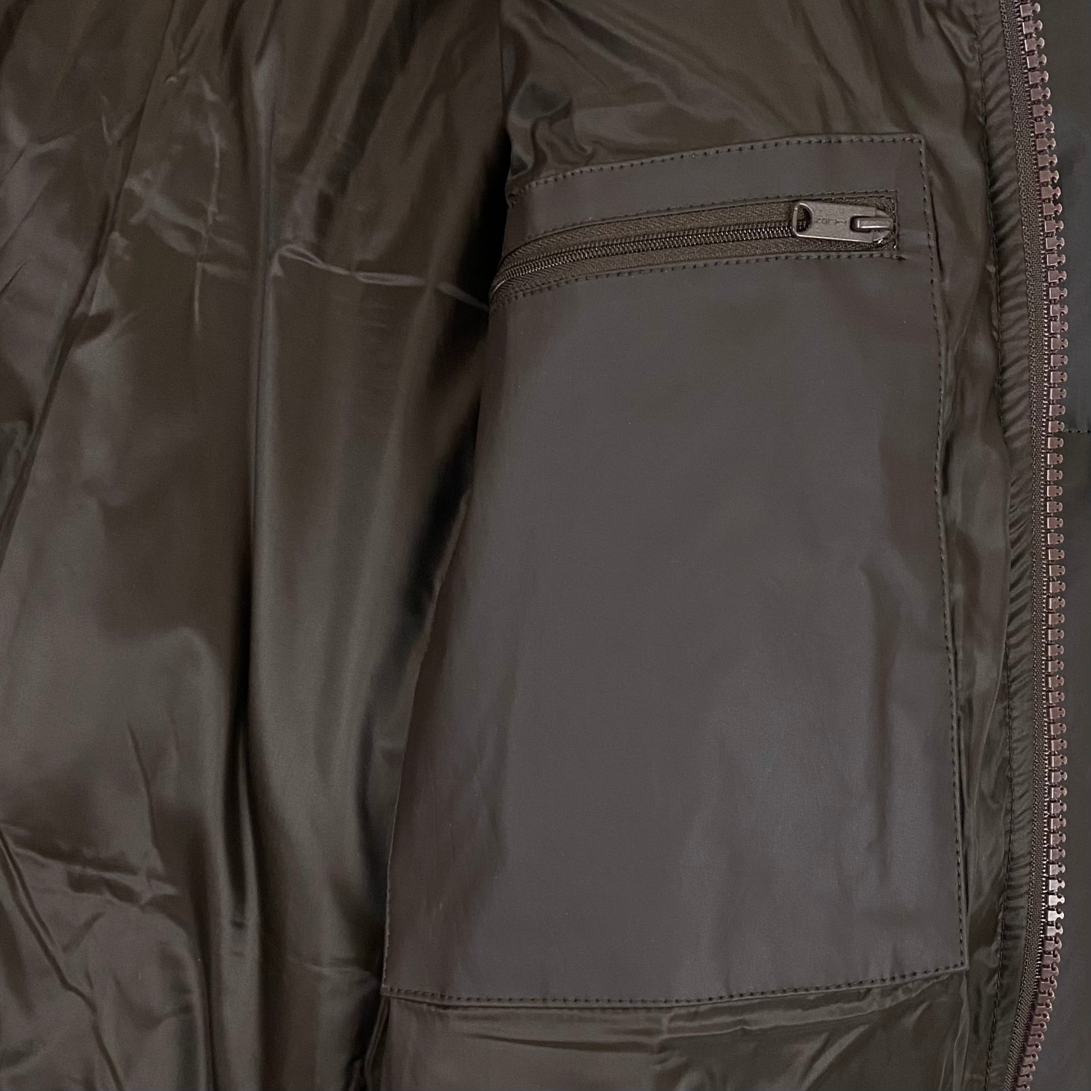 Yeezy Season 3 Waxed Down Puffer Jacket Onyx Shade
