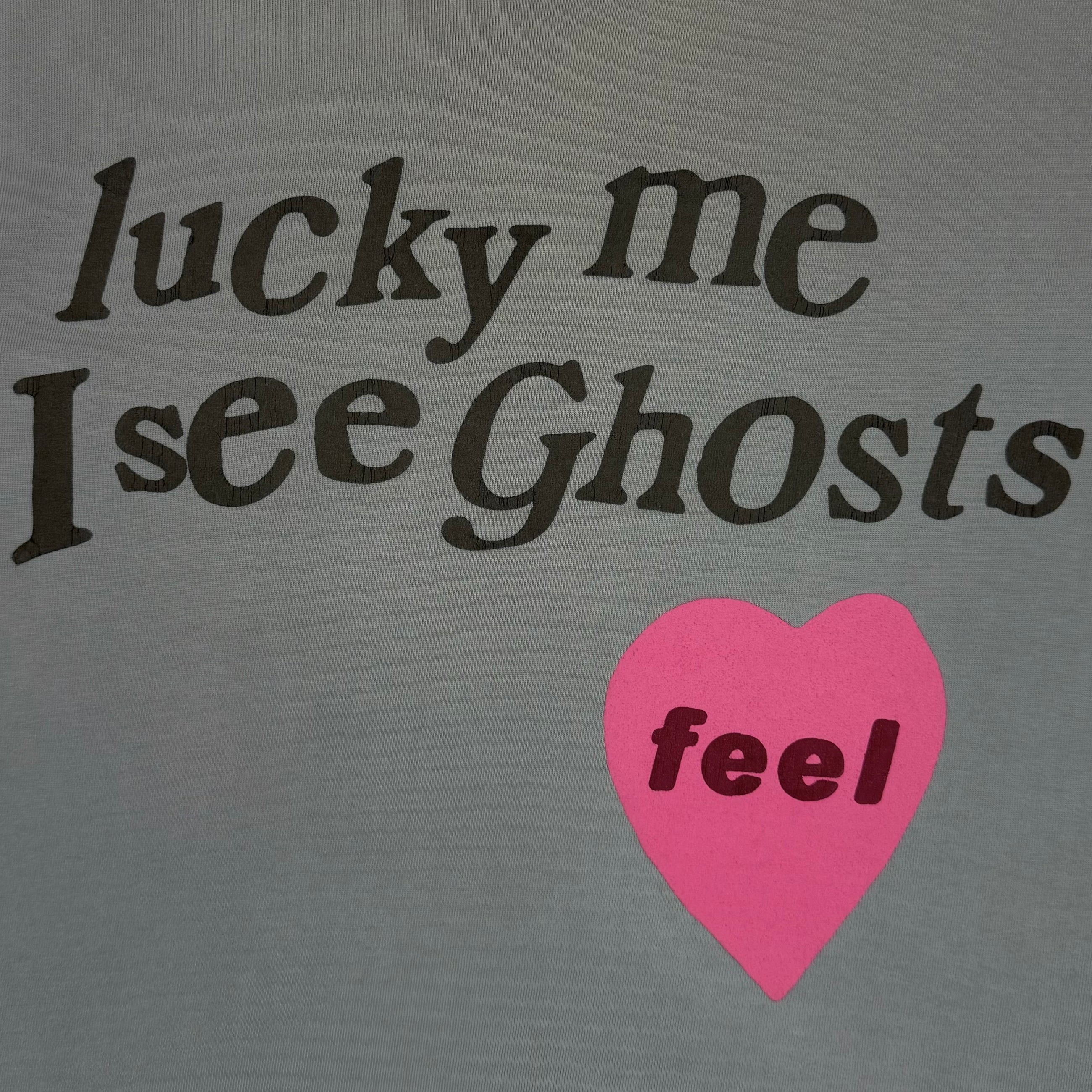 Kids See Ghost 2018 CPFM 'Lucky Me I See Ghosts' Tee In Glacier