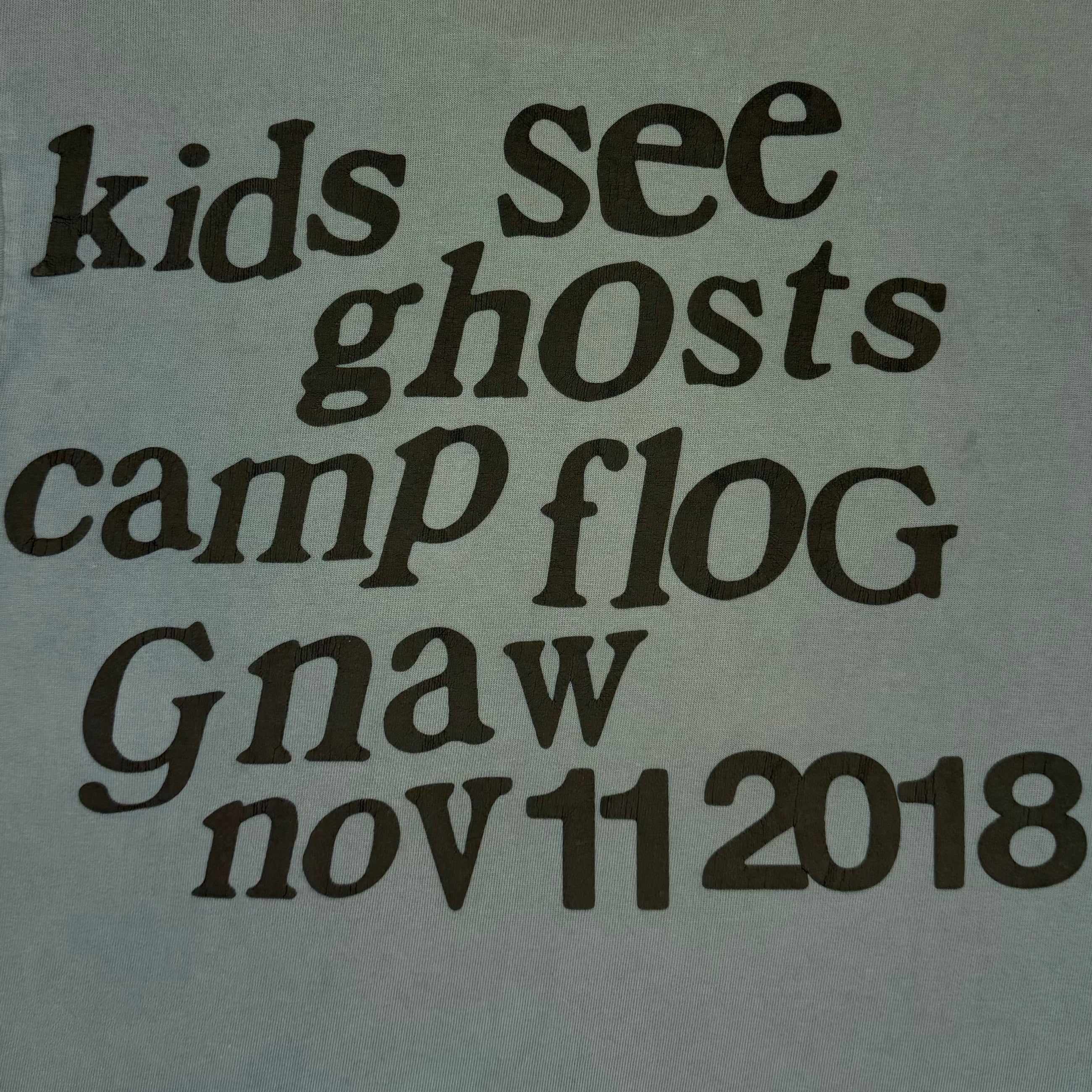 Kids See Ghost 2018 CPFM 'Lucky Me I See Ghosts' Tee In Glacier