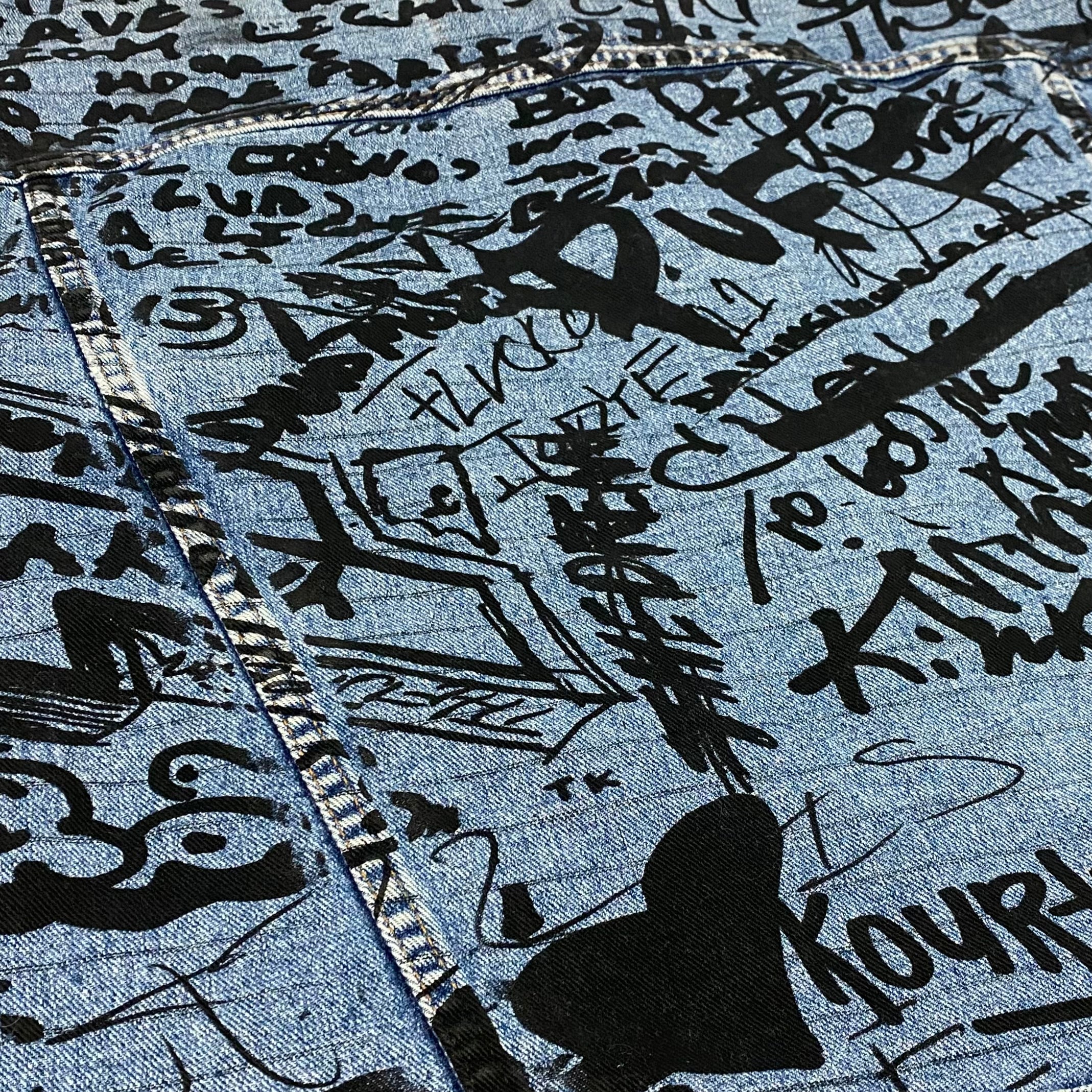 The Life of Pablo 2016 Studio Notepad 1 of 1 Denim Jacket