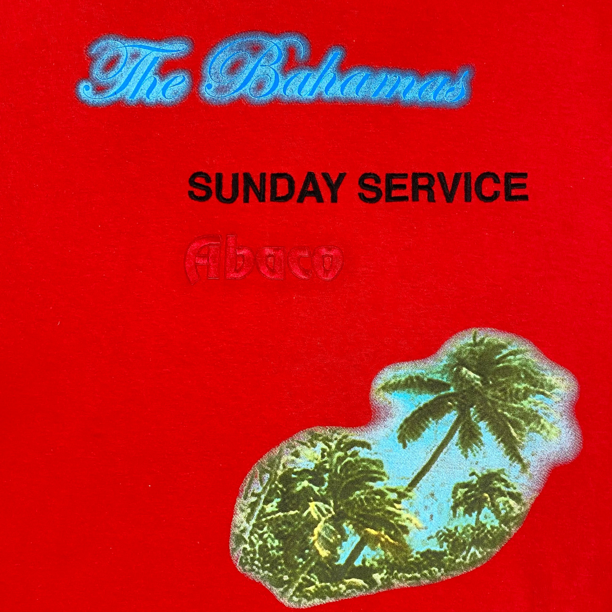 Jesus Is King 2019 Unreleased Sunday Service Bahamas Long Sleeve In Red