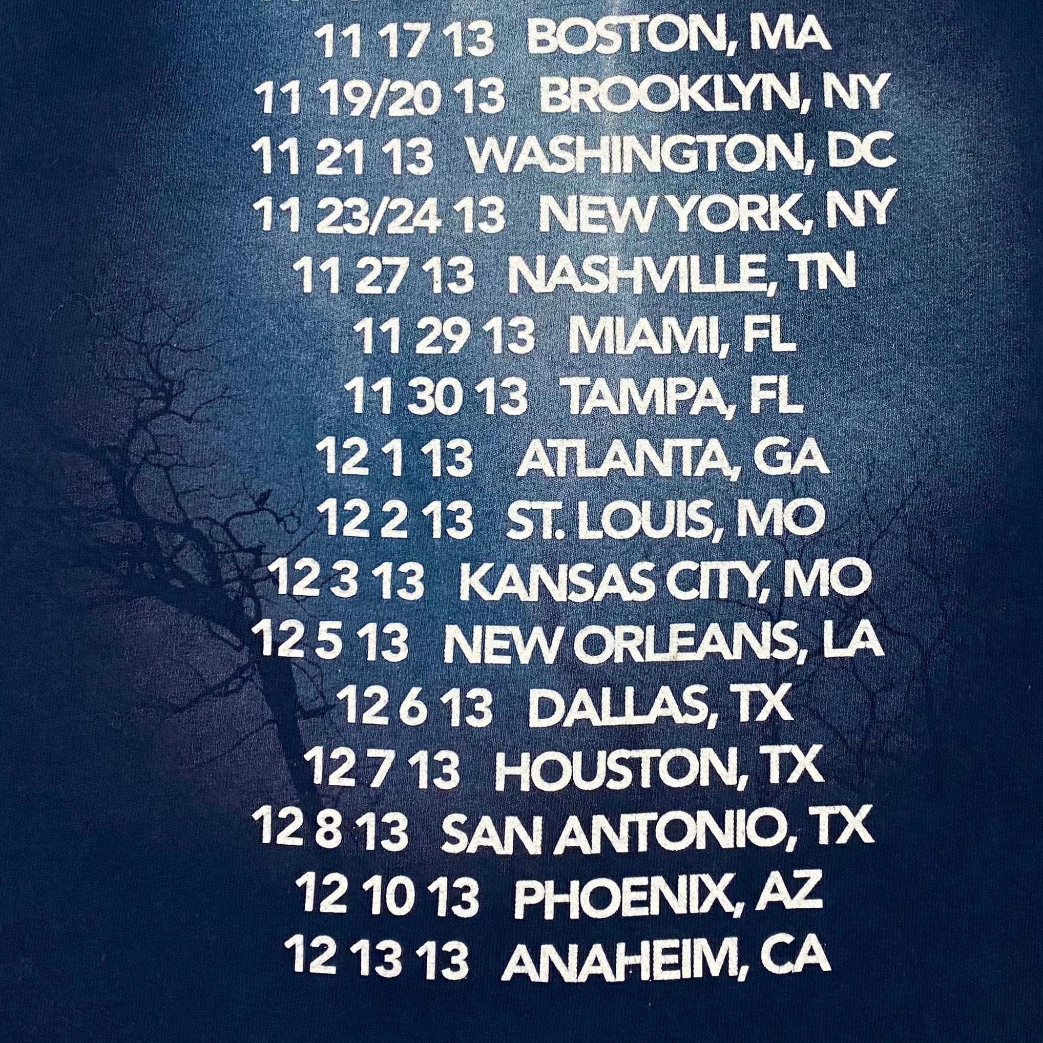 Yeezus Tour 2013 OG Lightning Tee By Virgil Abloh