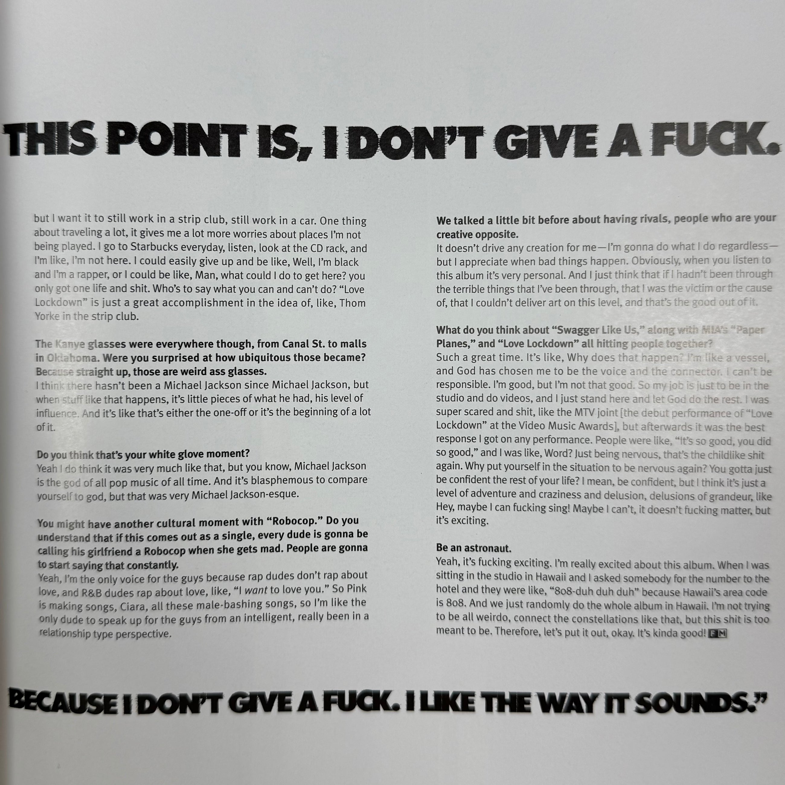 Fader 2008 'Hearts Revolution' Magazine Book