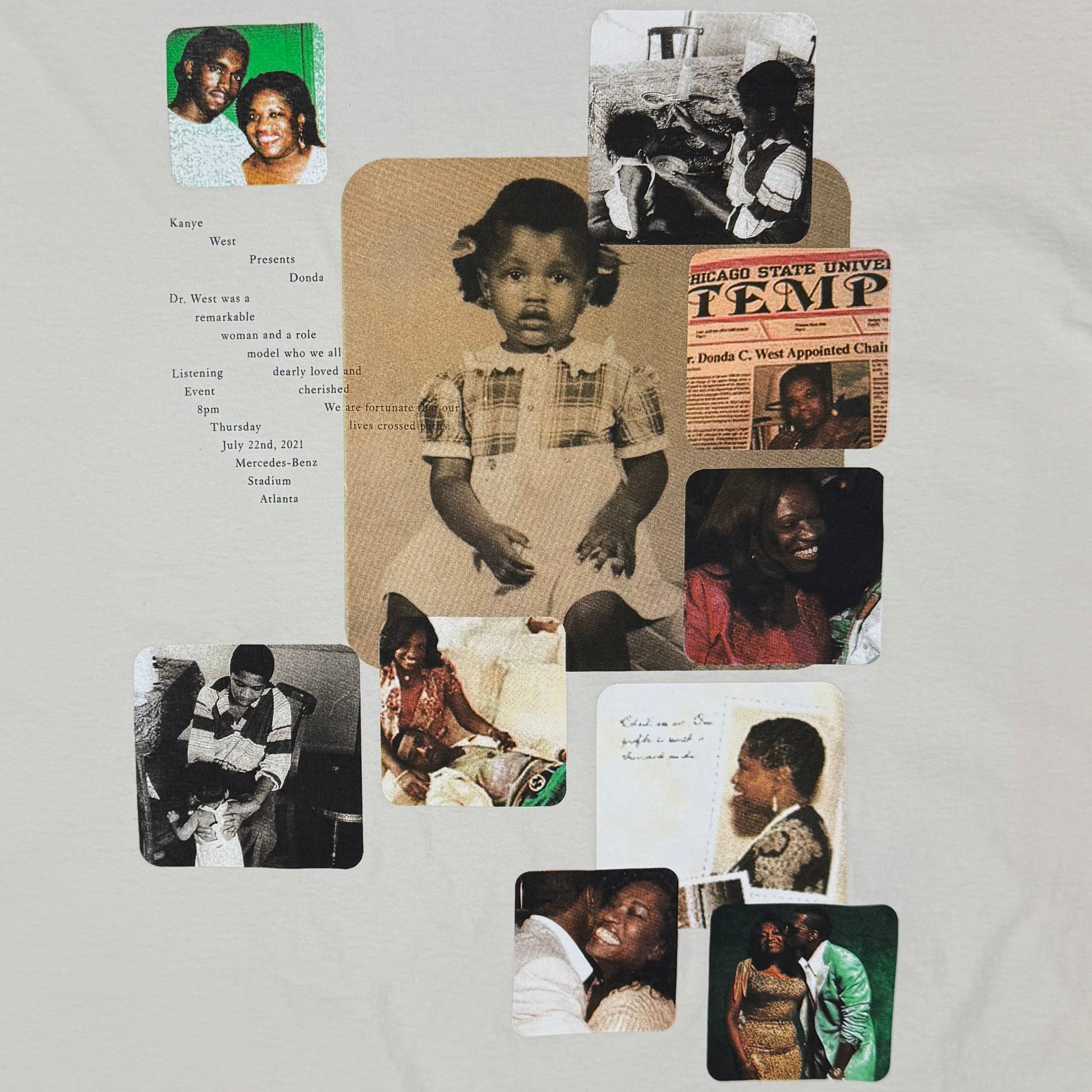 Donda 2021 Unreleased Collage Long Sleeve By Demna Gvasalia