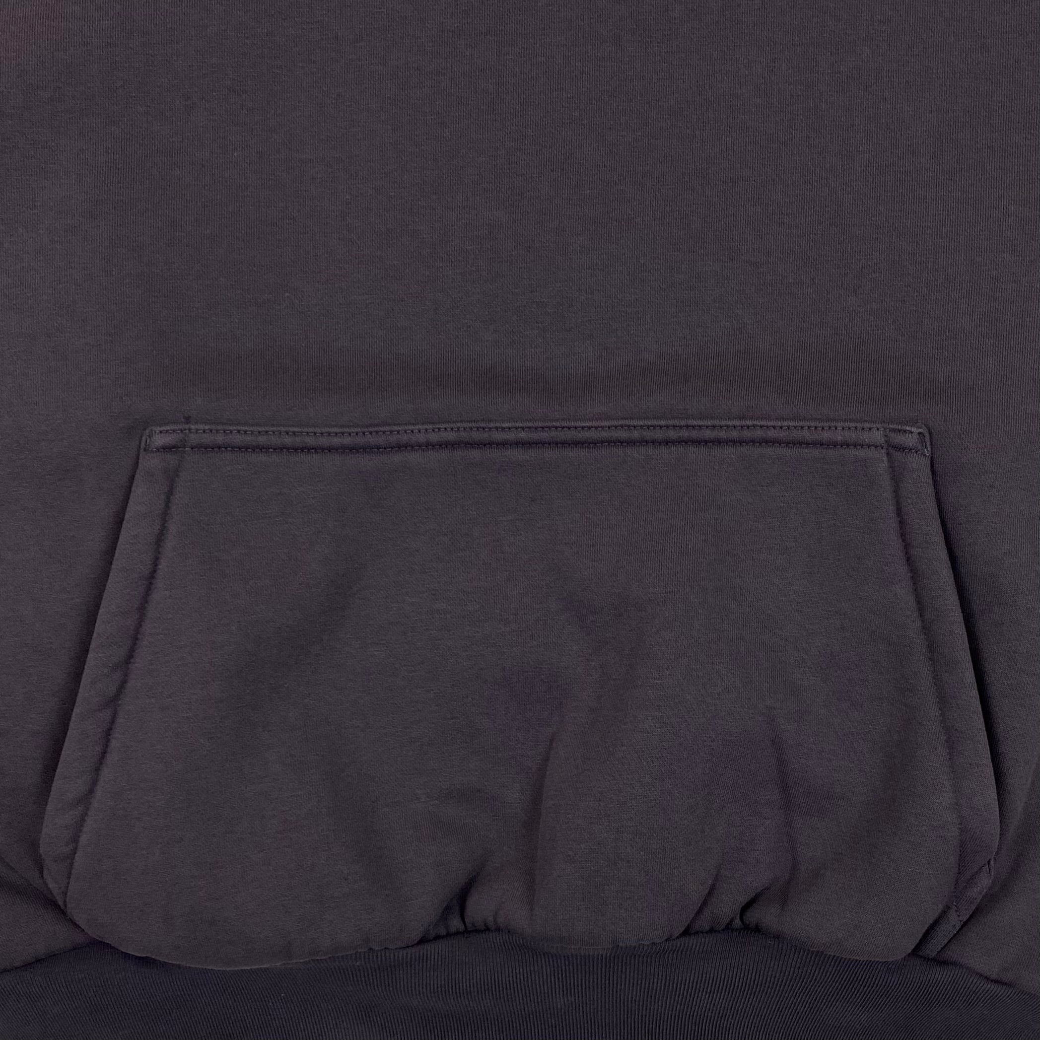 Yeezy Gap Balenciaga 2022 Shrunken Logo Hoodie In Dark Grey