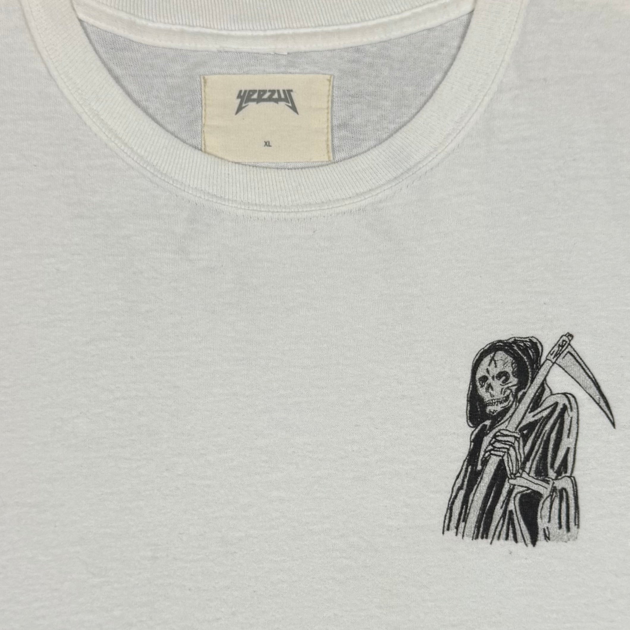 Yeezus 2015 Unreleased Reaper Logo Long Sleeve By Wes Lang