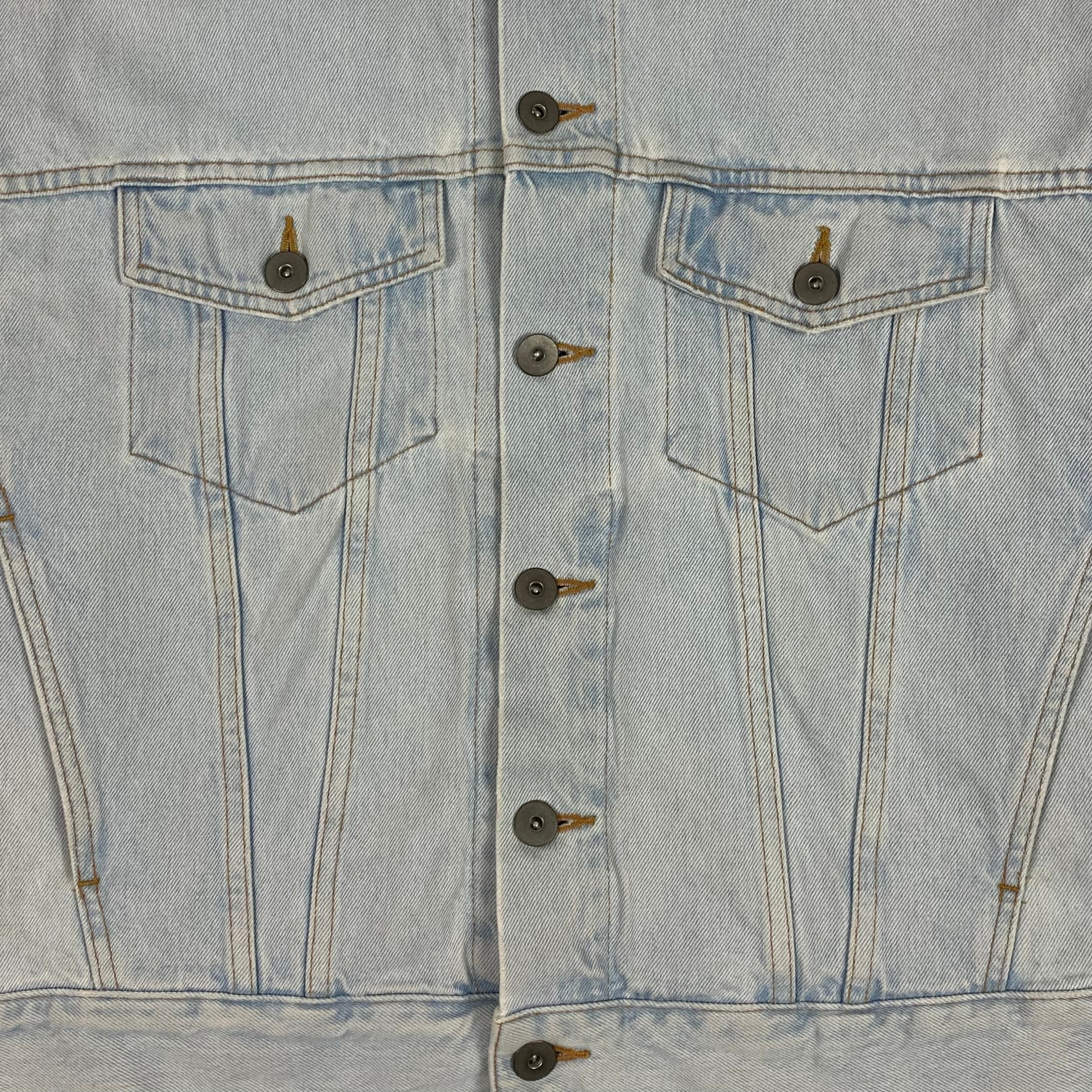 Yeezy Season 5 Denim Jacket In Faded Indigo
