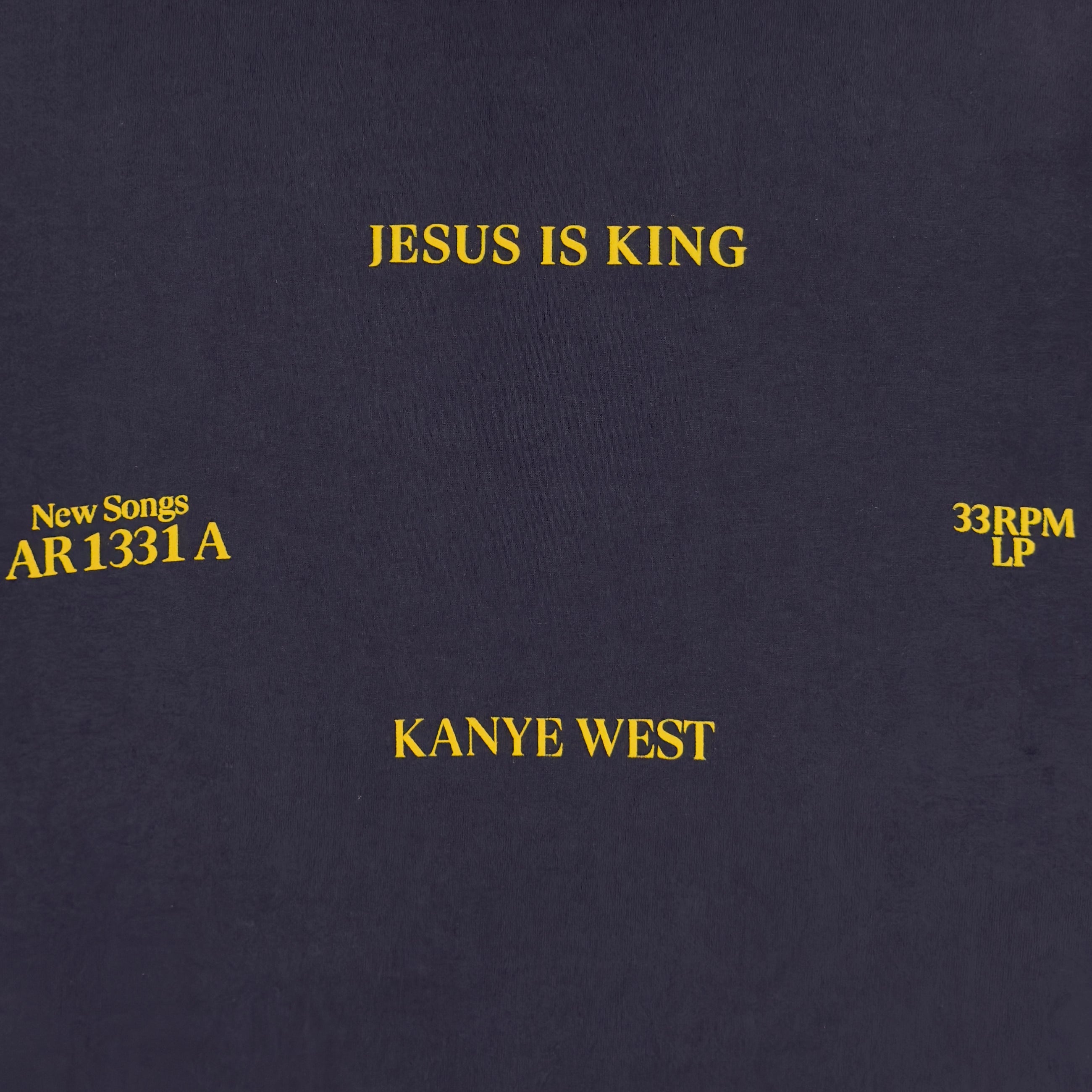 Jesus Is King 2019 Vinyl Album Long Sleeve In Navy