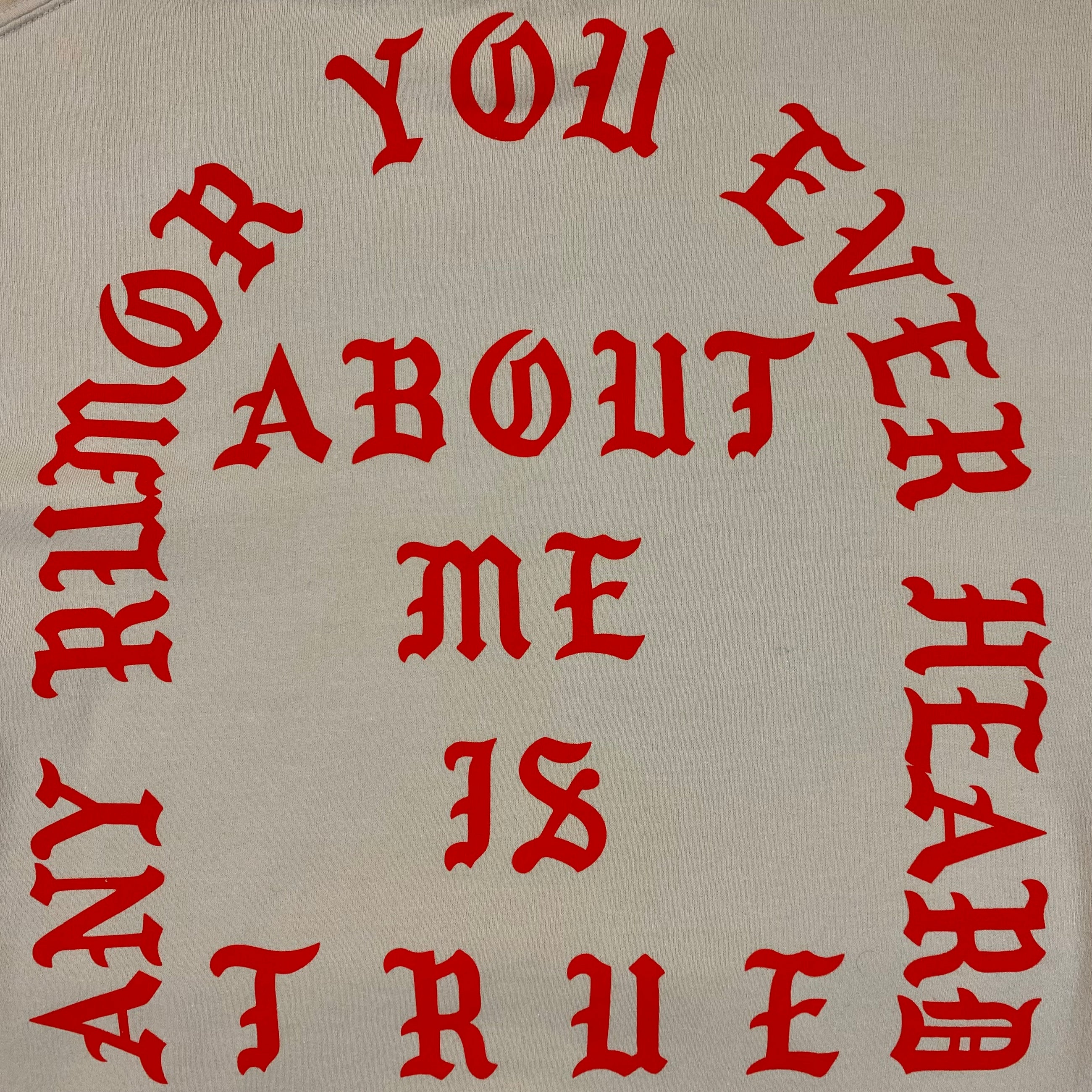 The Life of Pablo 2016 New York 'True & Legendary' Hoodie In Sand