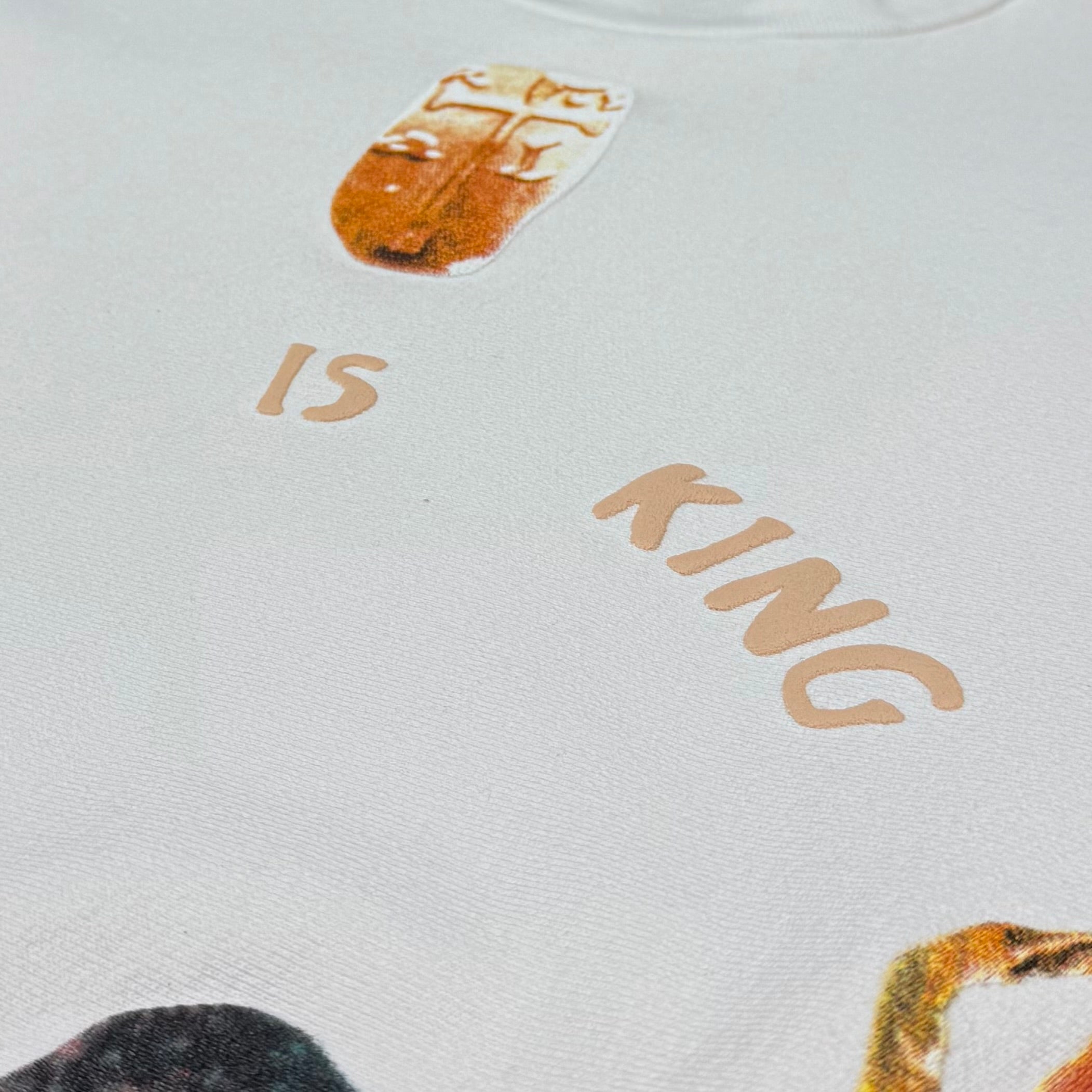 Jesus Is King 2019 Portrait Crewneck Sweater In White