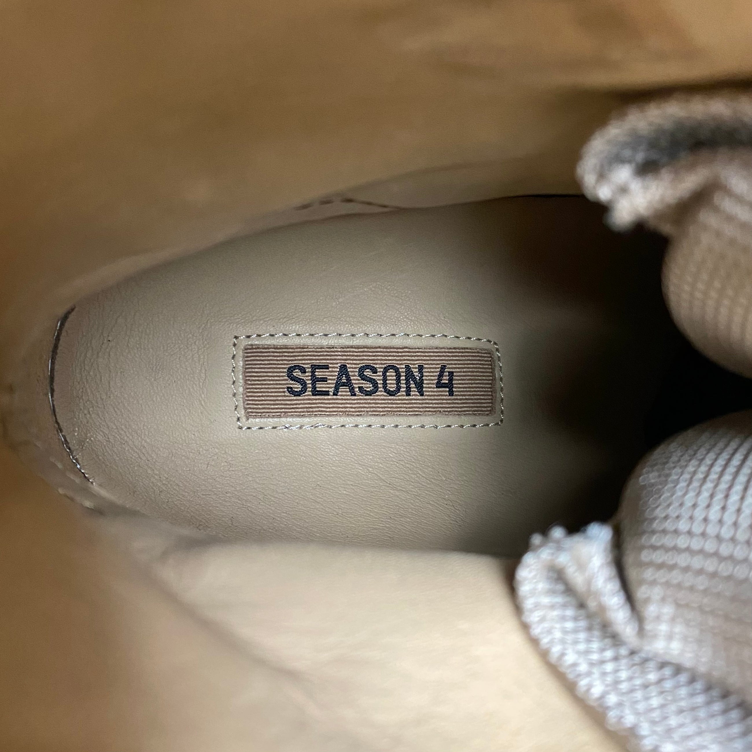 Yeezy Season 4 Combat Boots In Sand
