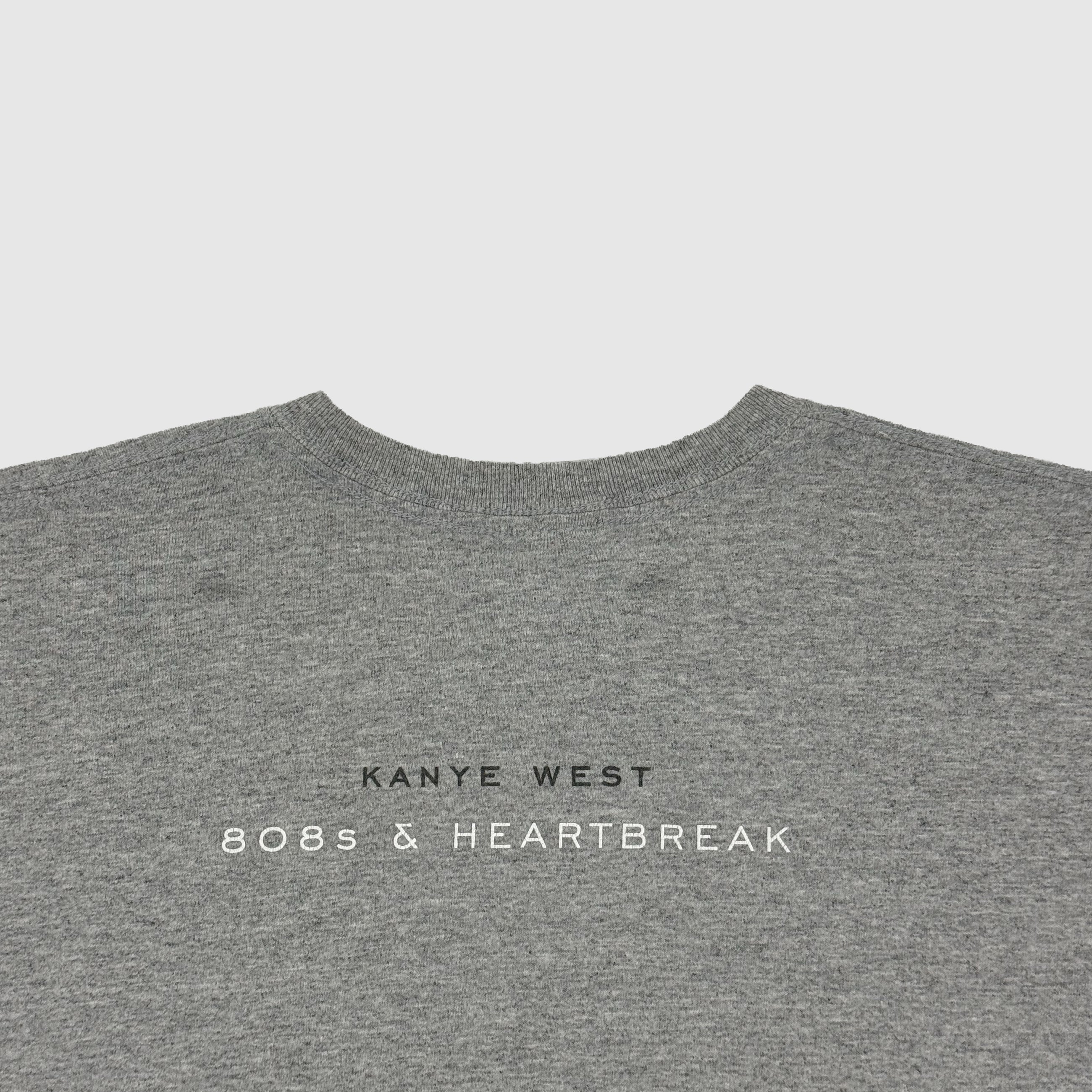 808’s & Heartbreak 2008 Logo Tee In Heather Grey