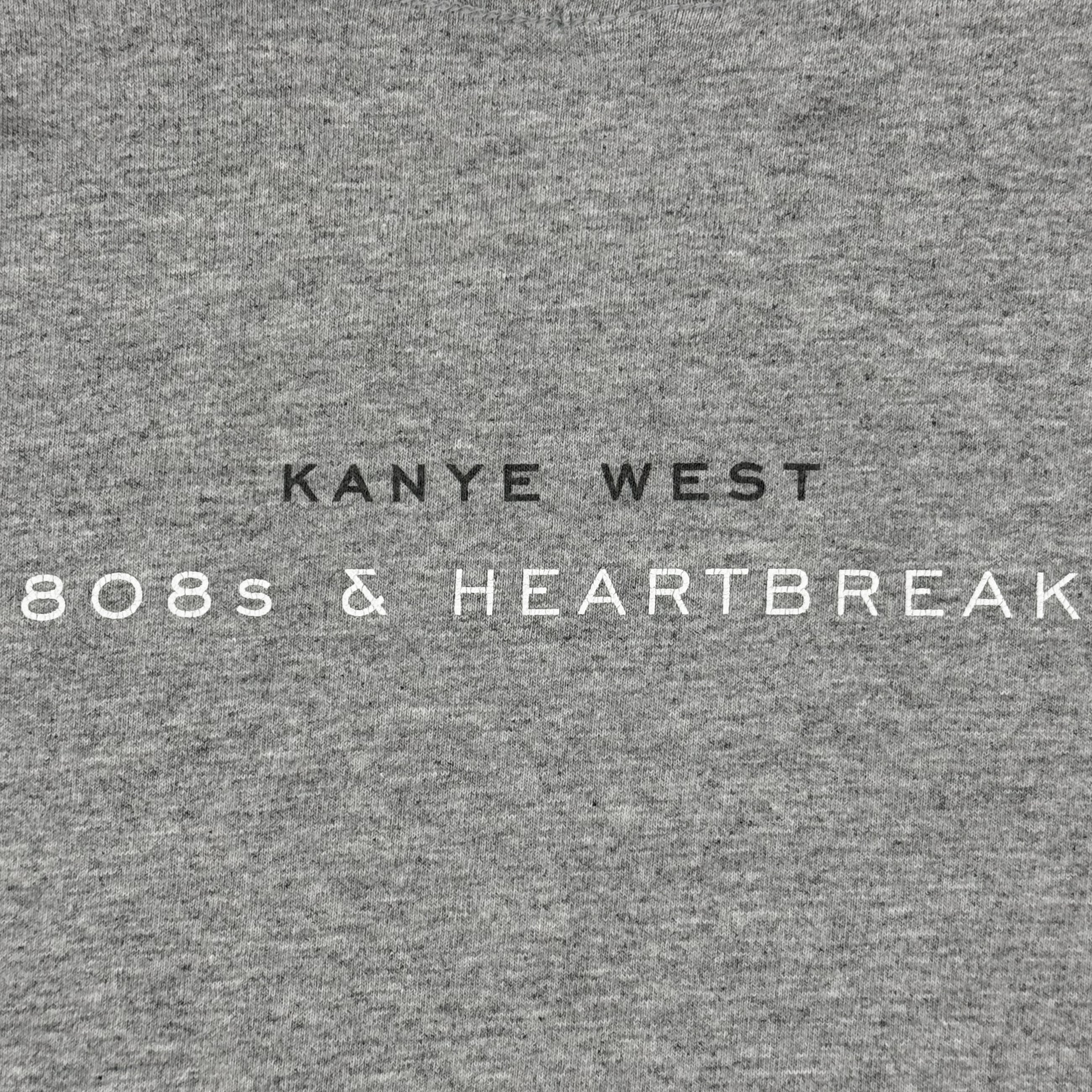 808’s & Heartbreak 2008 Logo Tee In Heather Grey