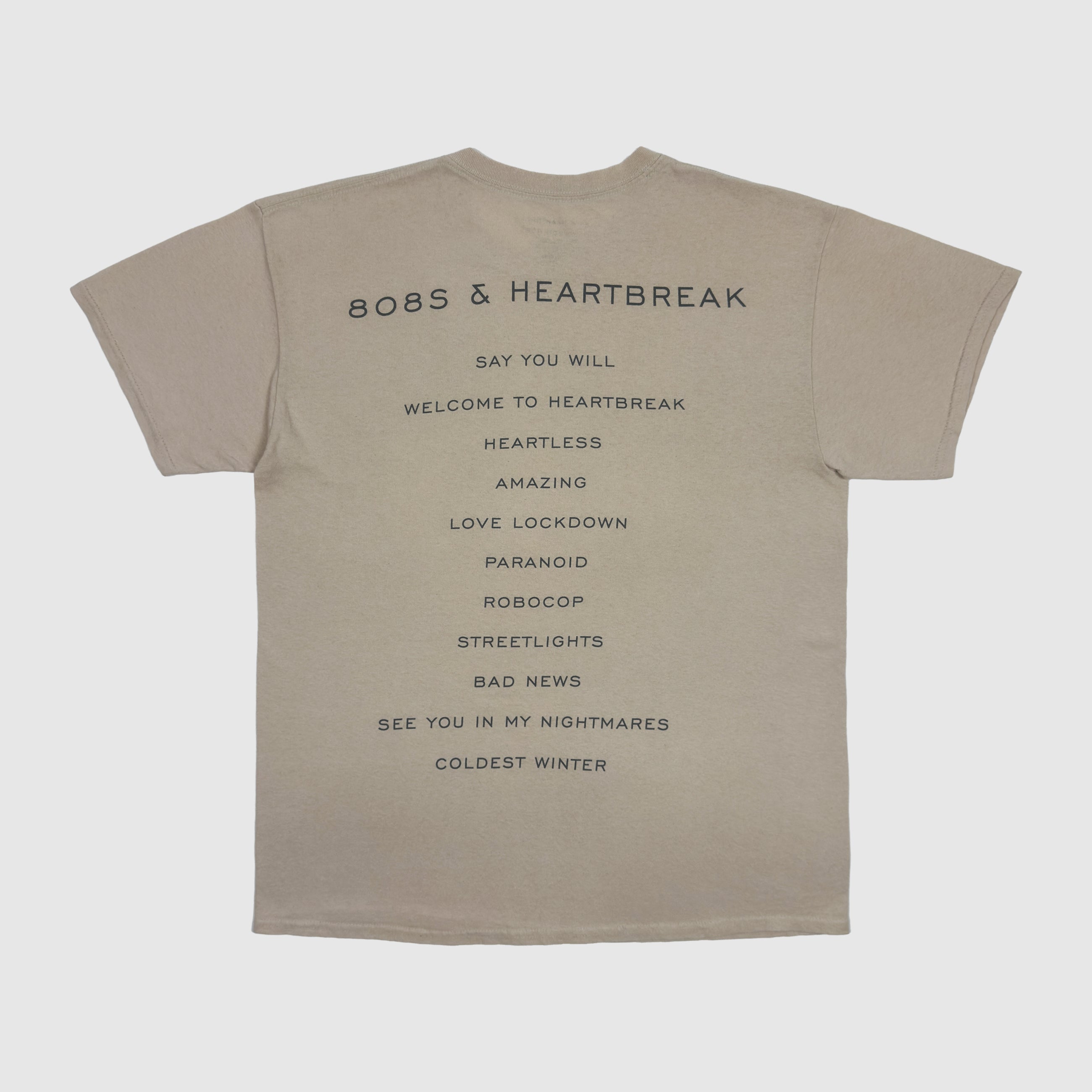 808’s & Heartbreak 2015 Hollywood Bowl Tee In Sand