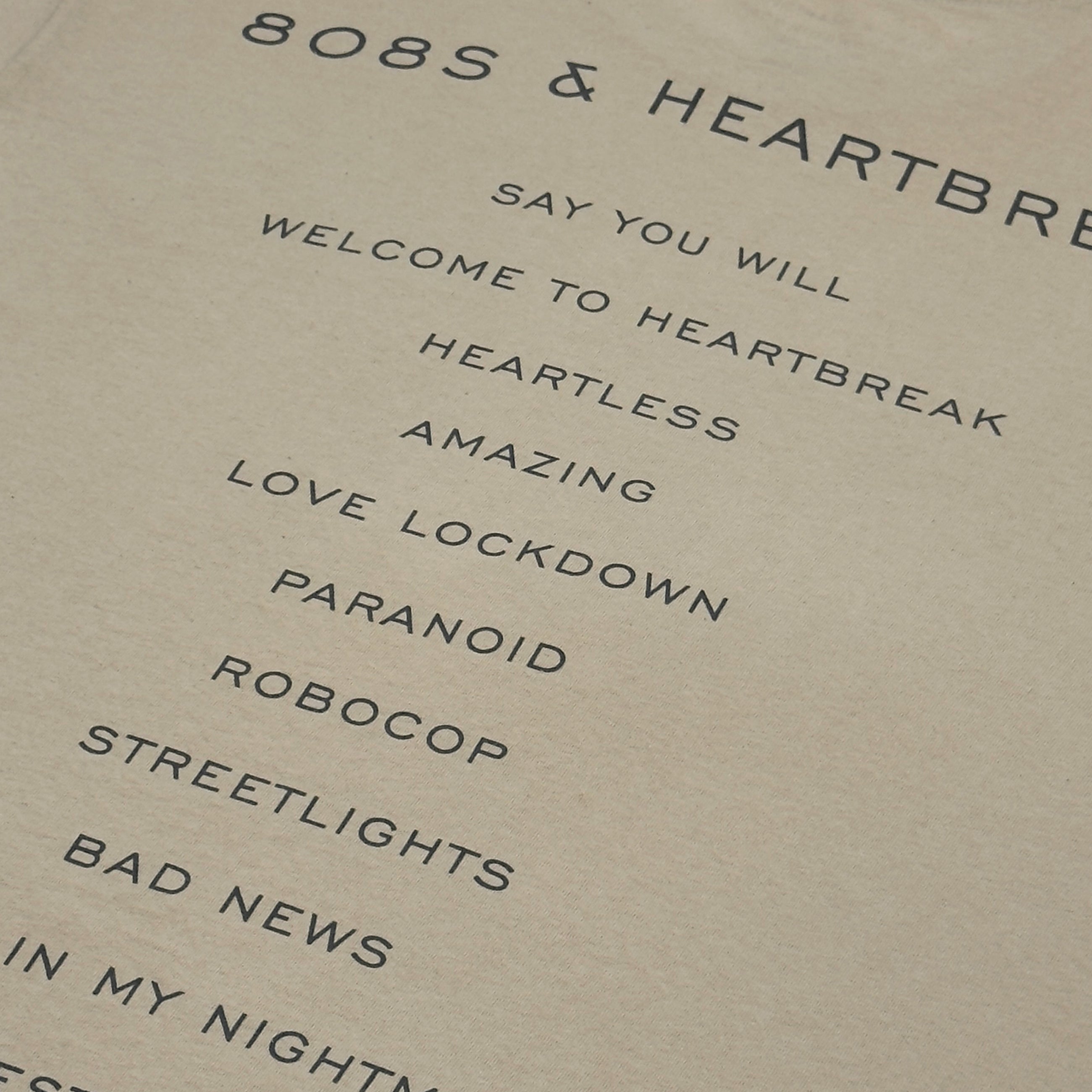 808’s & Heartbreak 2015 Hollywood Bowl Tee In Sand
