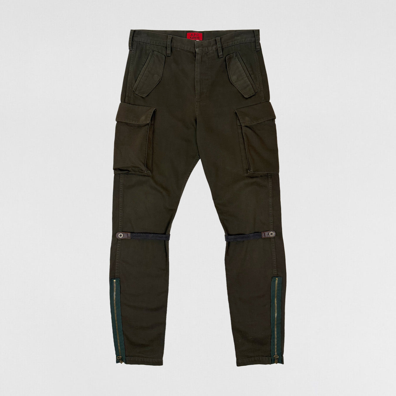 APC Kanye 2014 Sample Cargo Pants In Khaki | Paris Saint