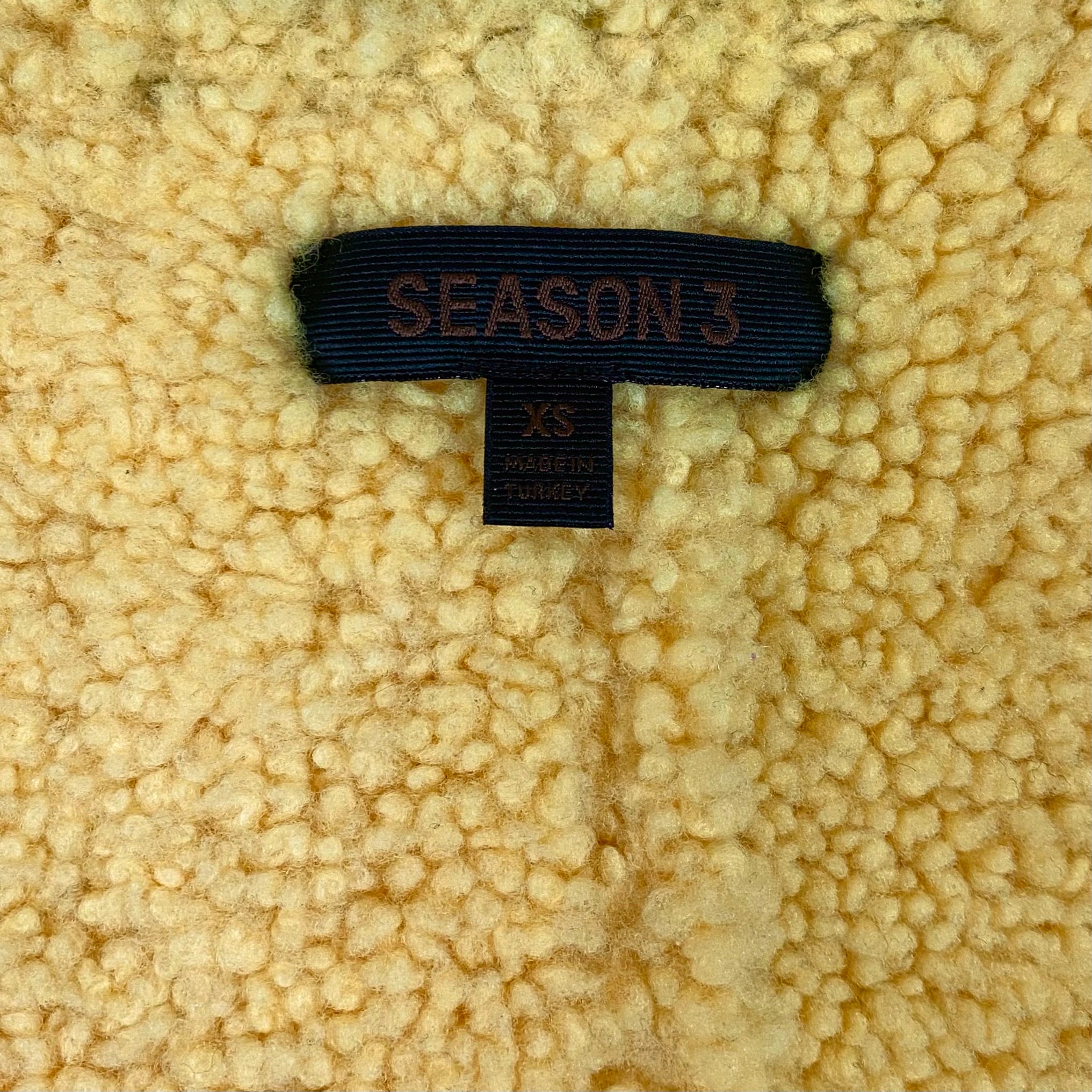 Yeezy Season 3 God Sun Shearling Hooded Jacket