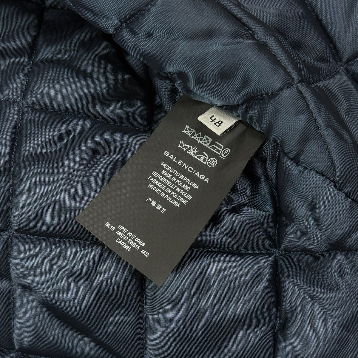 Balenciaga FW17 Padded Oversized Flannel By Demna