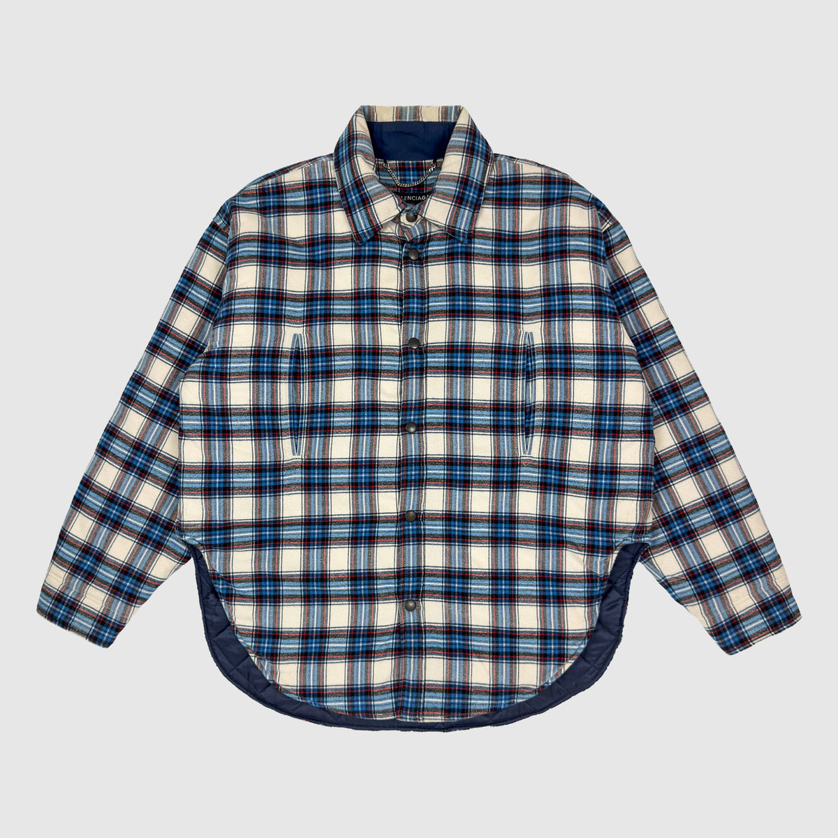Balenciaga FW17 Padded Oversized Flannel By Demna