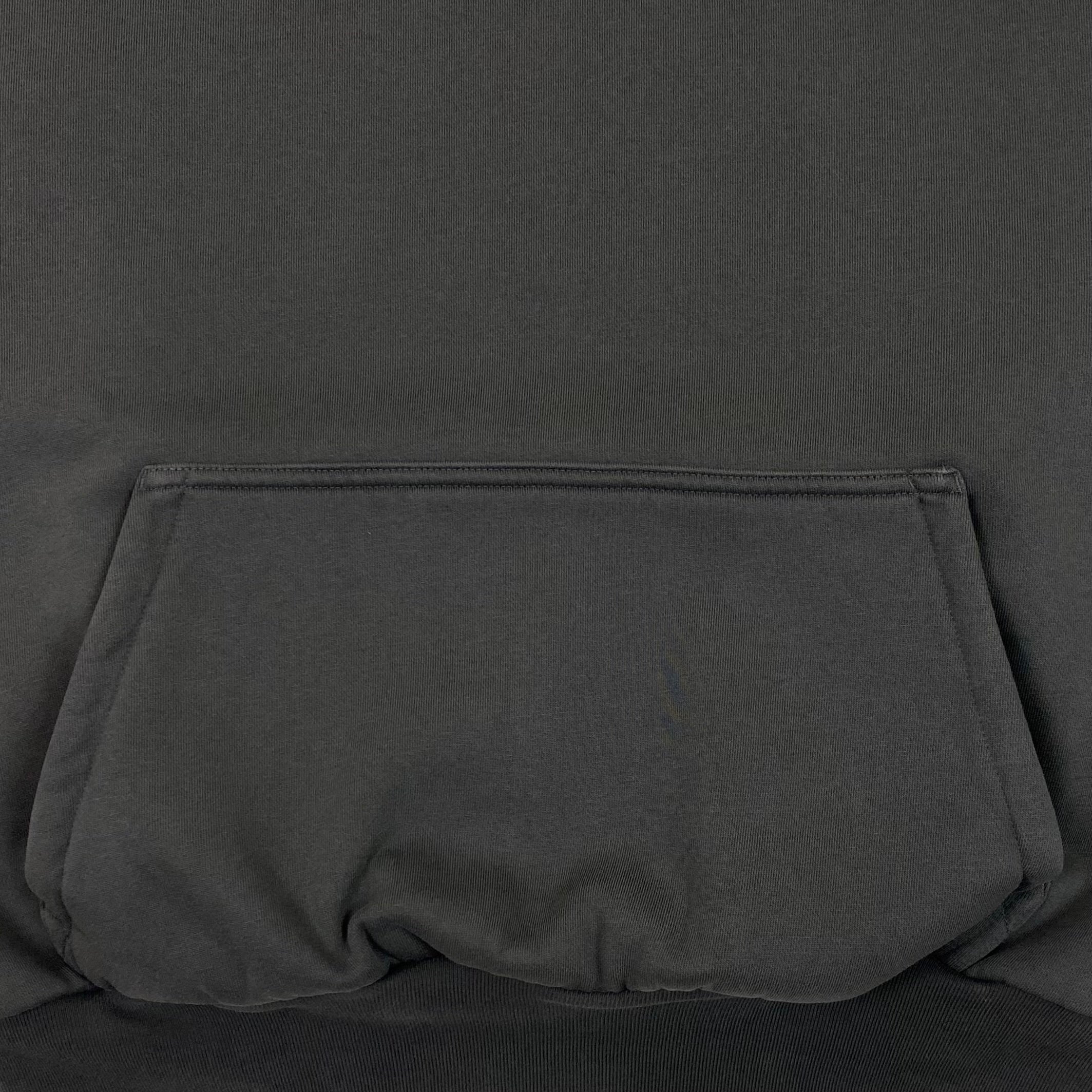 Yeezy Gap Balenciaga 2022 Shrunken Logo Hoodie In Black