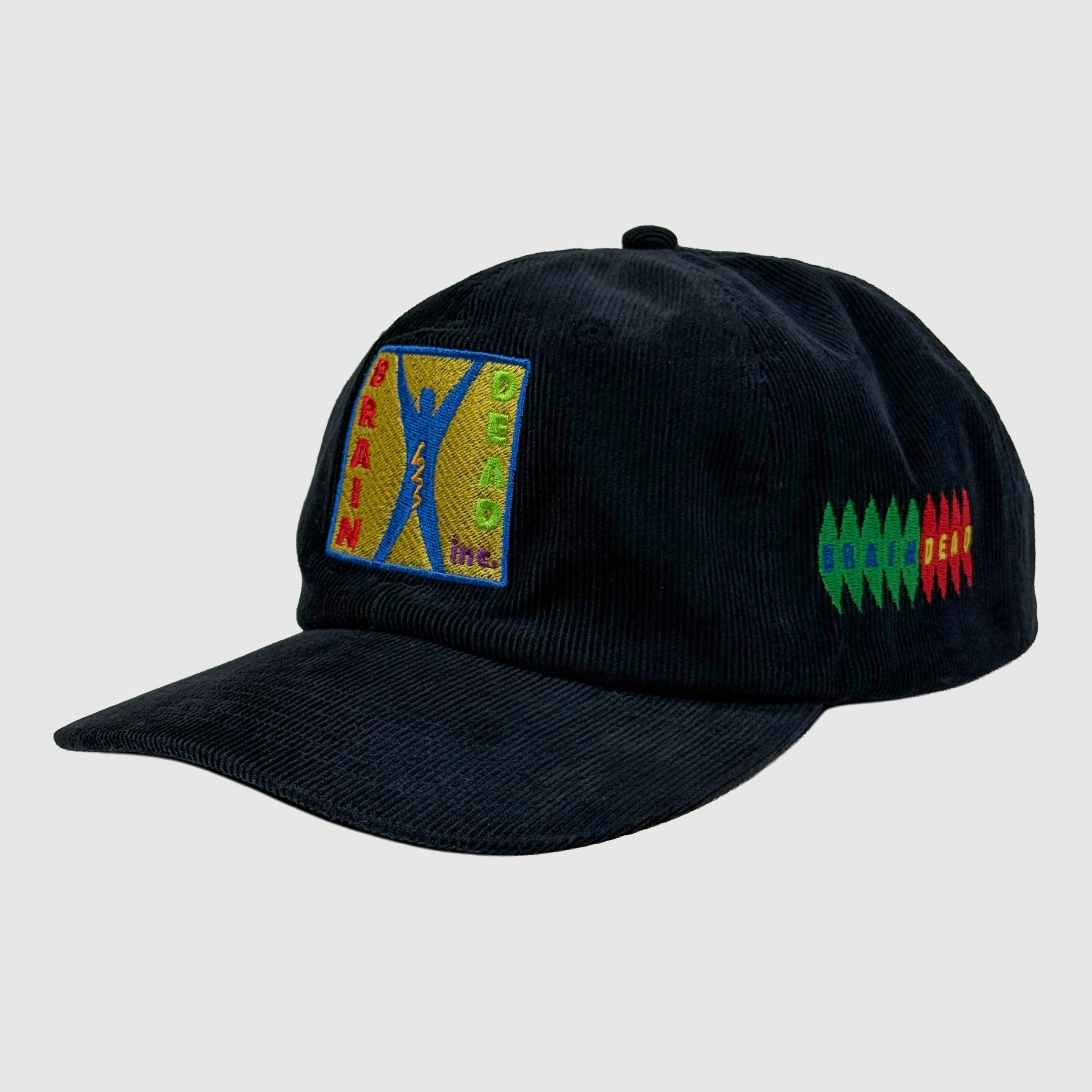 Brain Dead Start Up Corduroy Hat In Navy