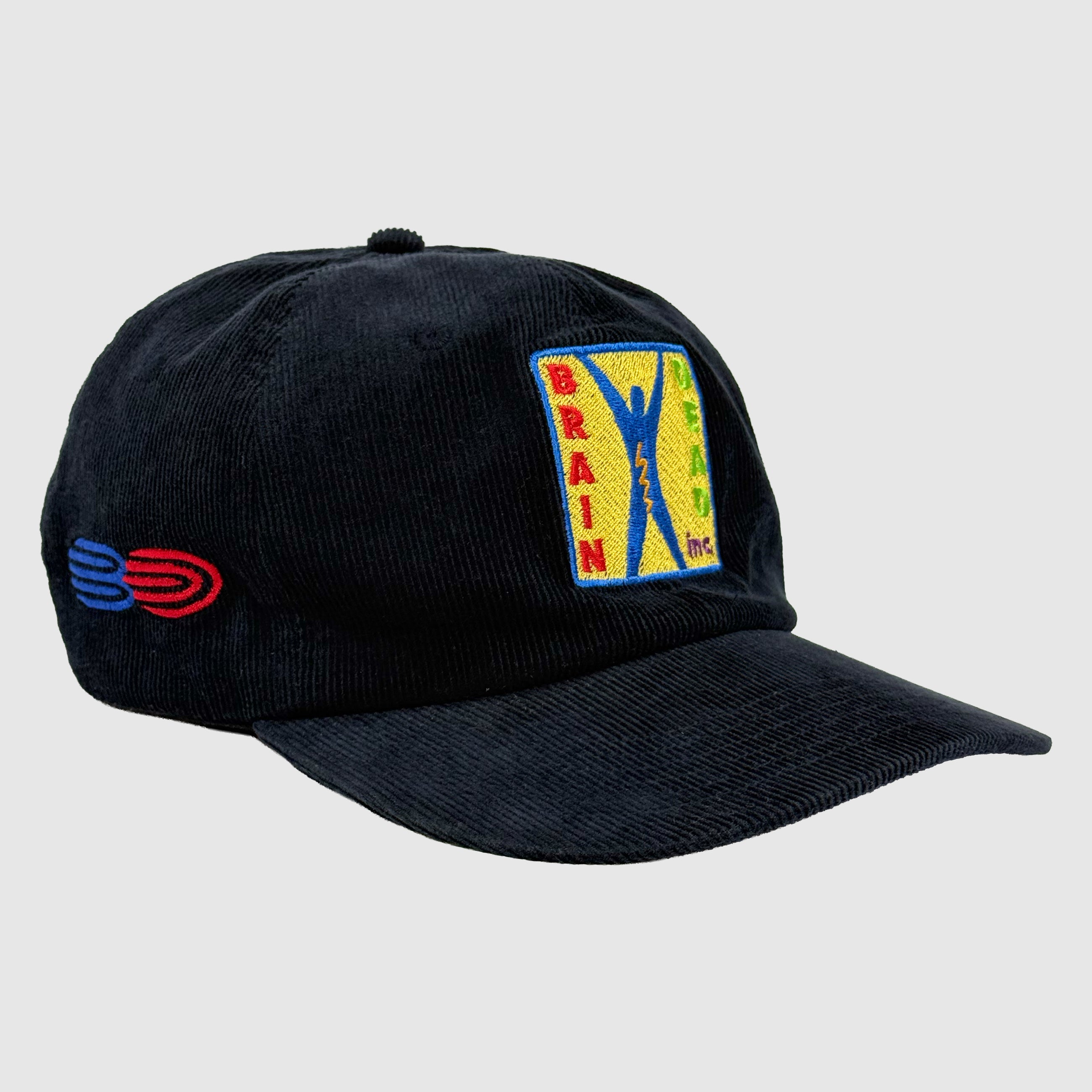 Brain Dead Start Up Corduroy Hat In Navy