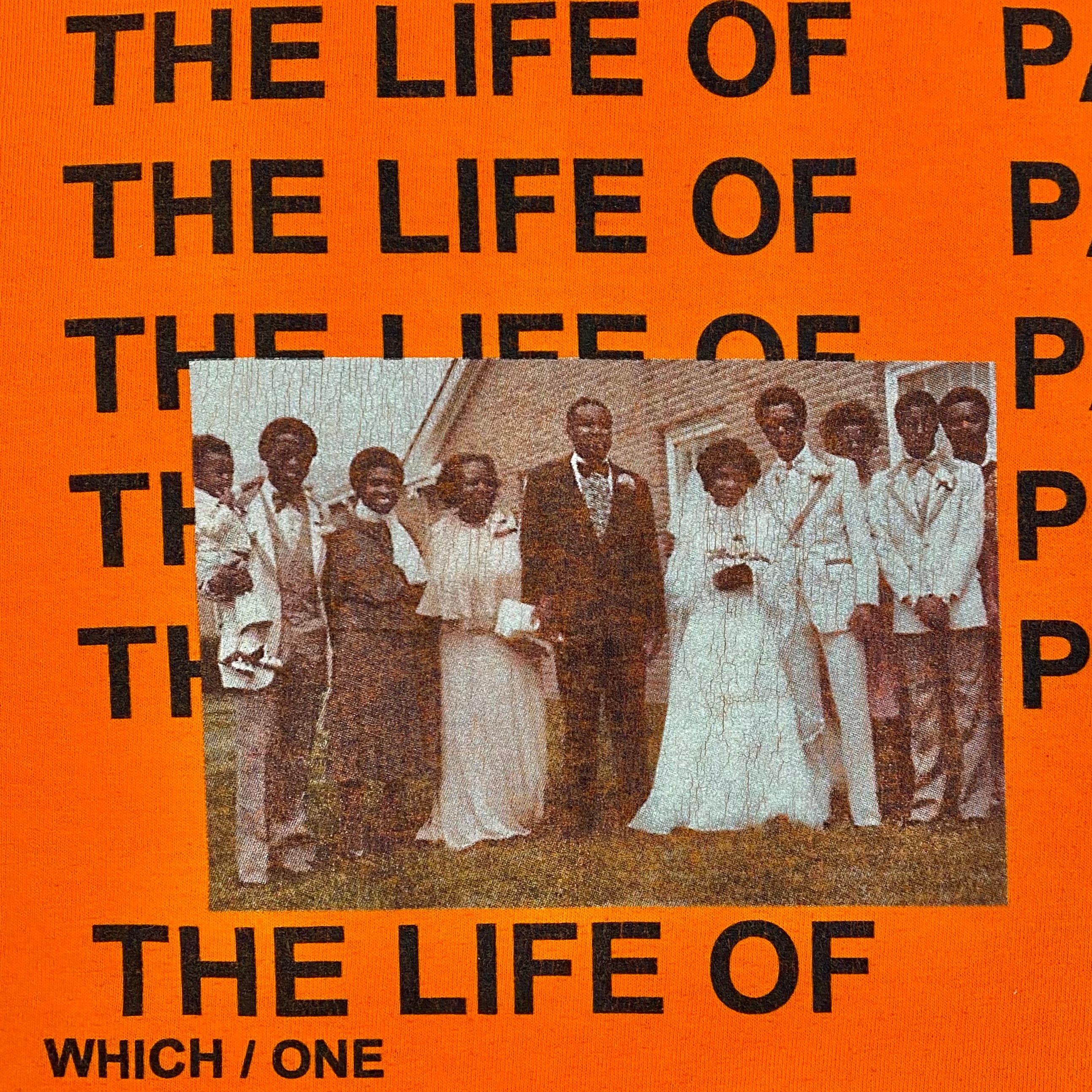 The Life of Pablo 2016 ‘Album Cover’ Long Sleeve In Orange