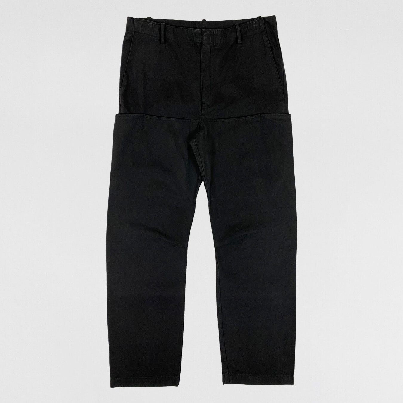 Yeezy Gap Balenciaga 2022 Sateen Cargo Pants In Black | Paris Saint