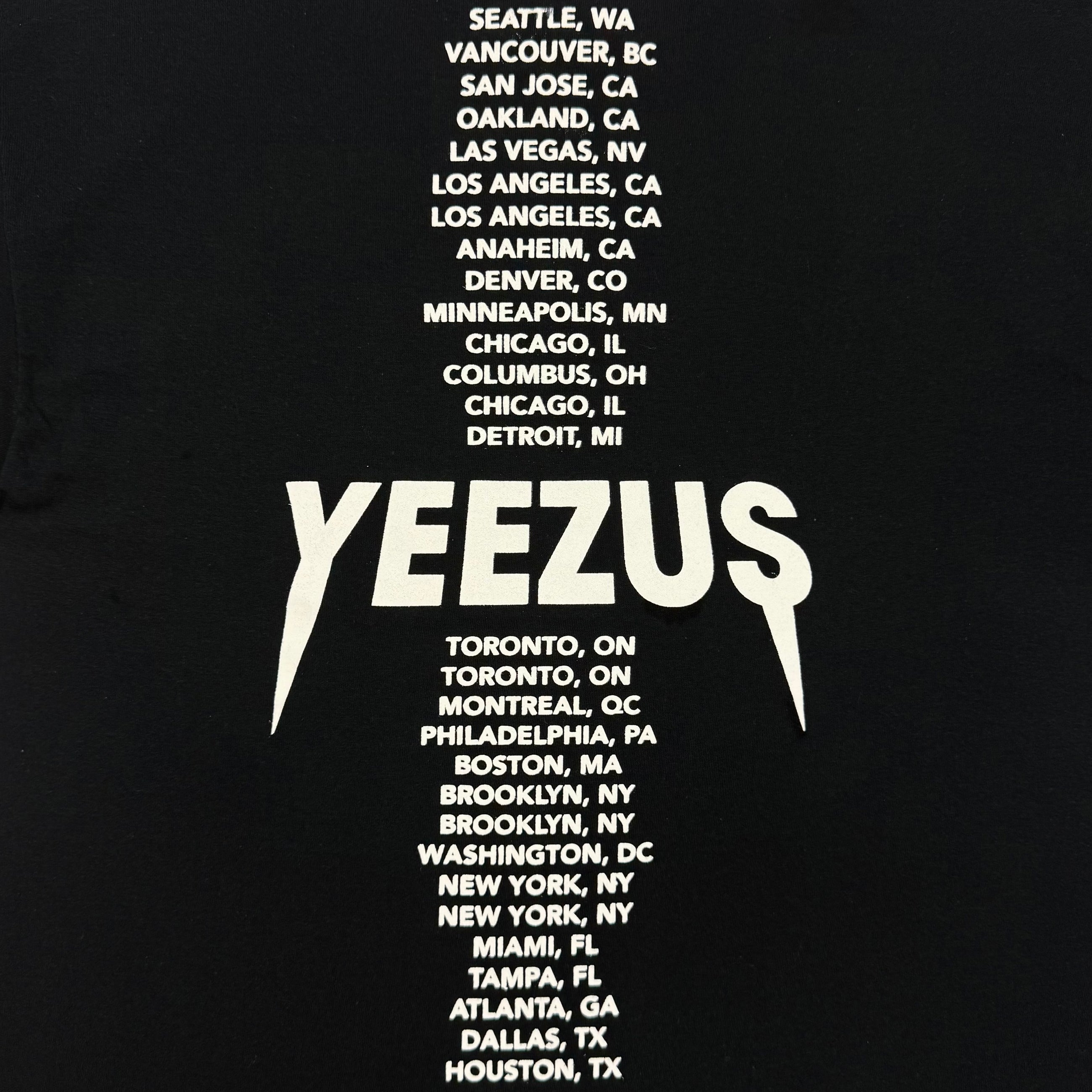 Yeezus Tour 2013 Black Skinhead Tee By Nick Knight