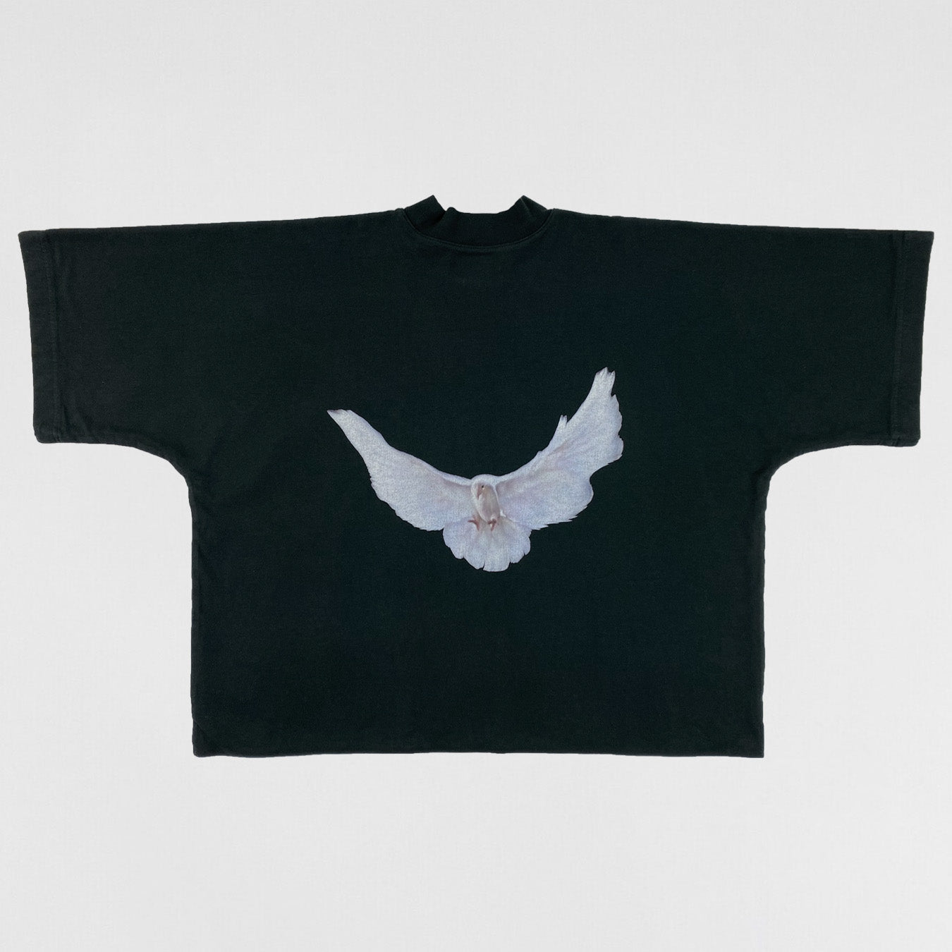 Yeezy Gap Balenciaga 2022 No Seam Dove Boxy Tee In Black | Paris Saint