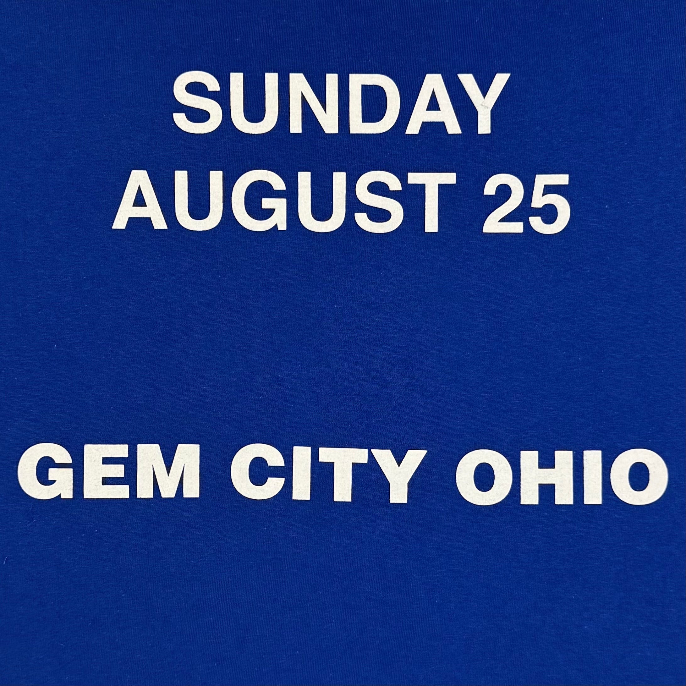 Jesus Is King 2019 Unreleased Sunday Service Ohio Choir Tee In Blue