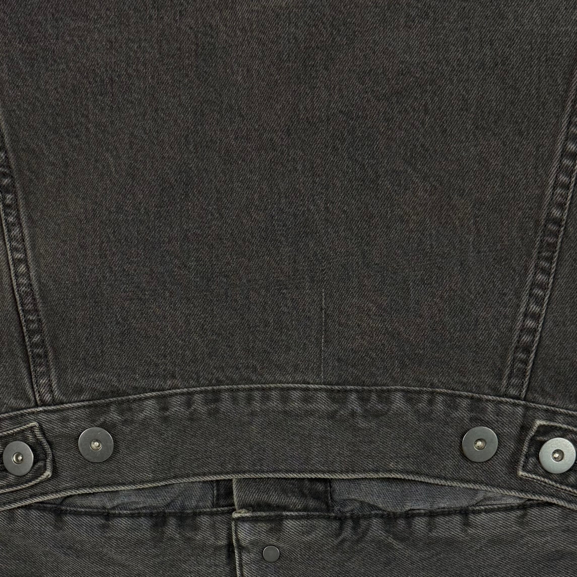 Yeezy Season 5 Classic Denim Jacket In Faded Ink