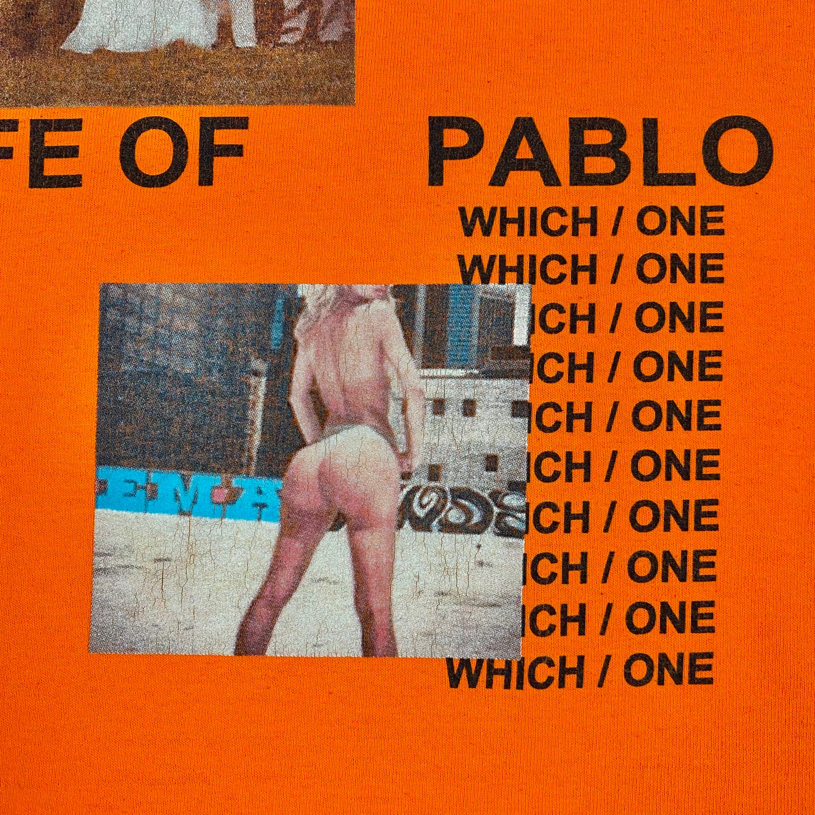 The Life of Pablo 2016 ‘Album Cover’ Long Sleeve In Orange