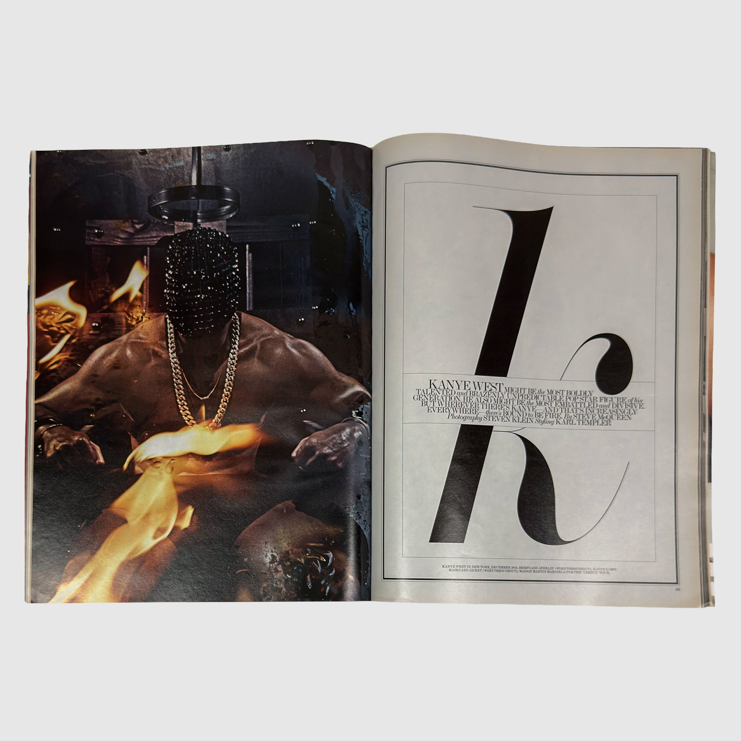 Interview 2014 Cover Issue By Steven Klein (Yeezus Era)