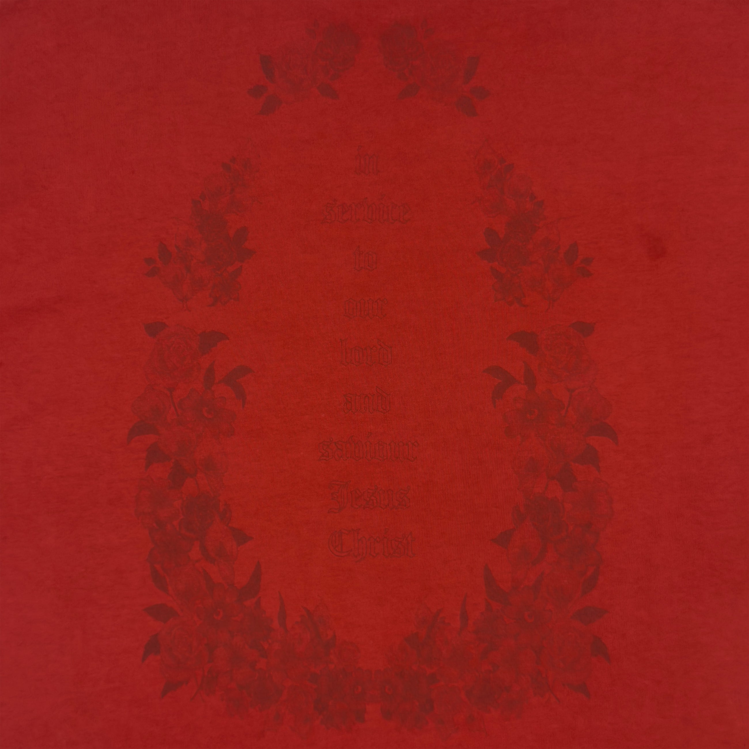 Jesus Is King 2019 Unreleased Sunday Service Christ's Choir Tee In Red