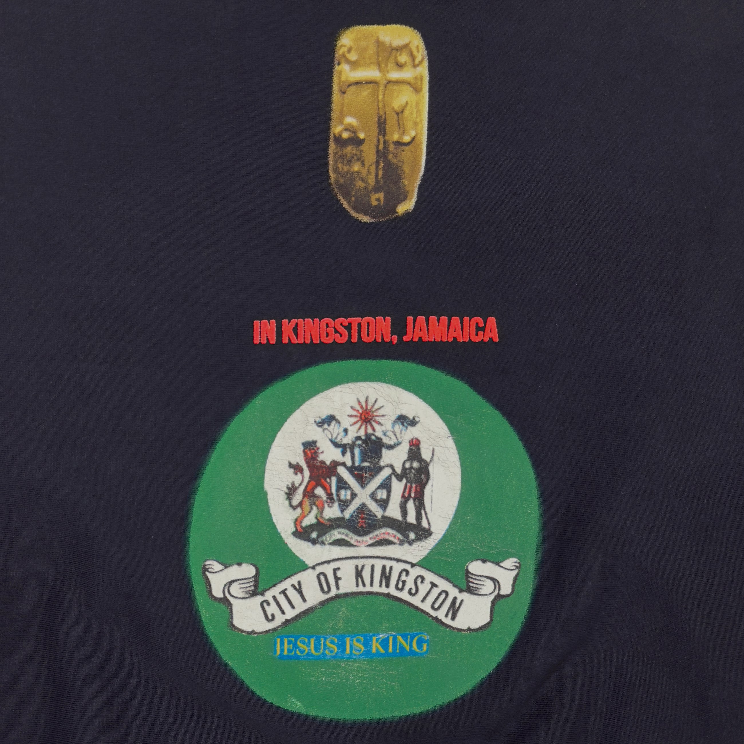 Jesus Is King 2019 Jamaica Sunday Service Crewneck In Navy