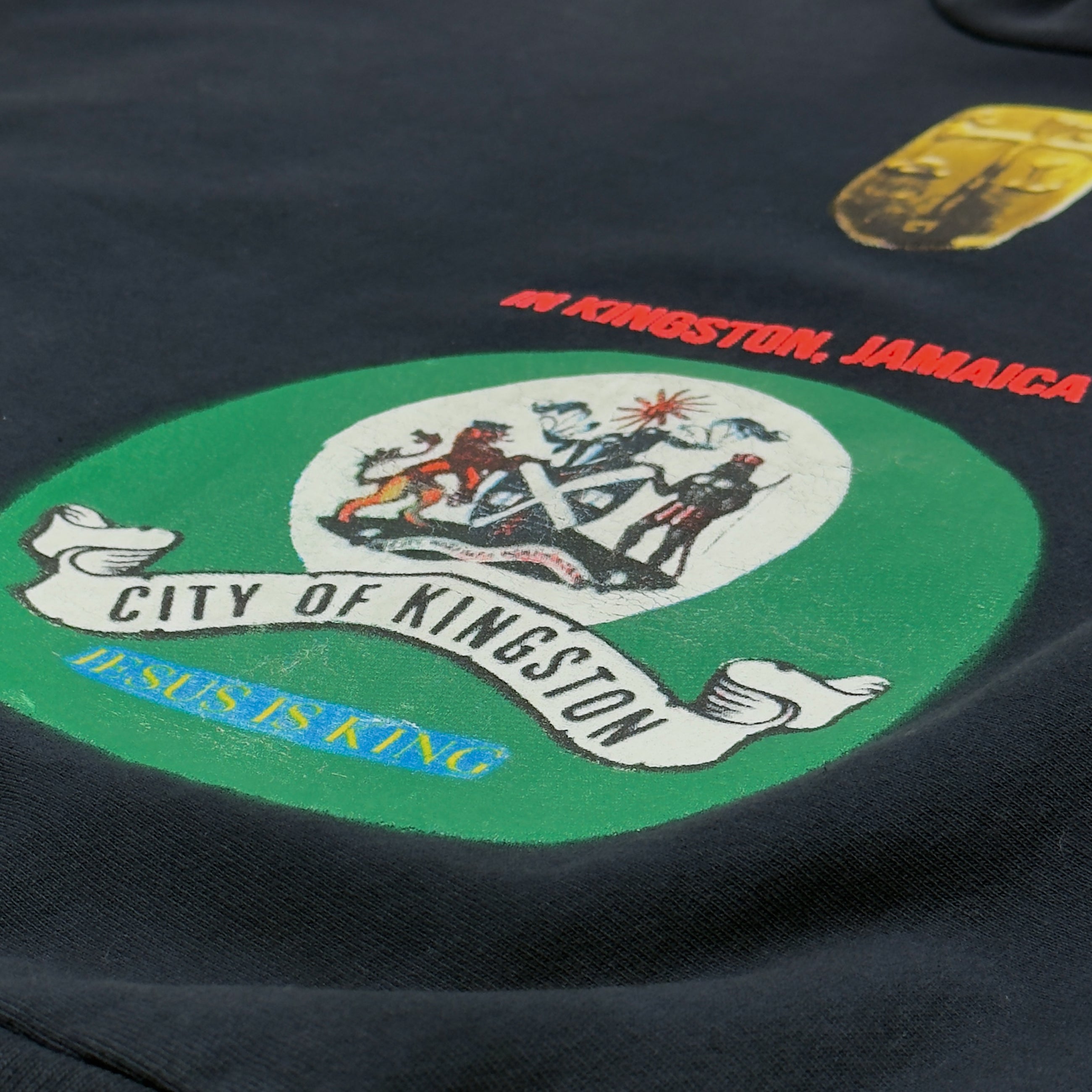 Jesus Is King 2019 Jamaica Sunday Service Crewneck In Navy