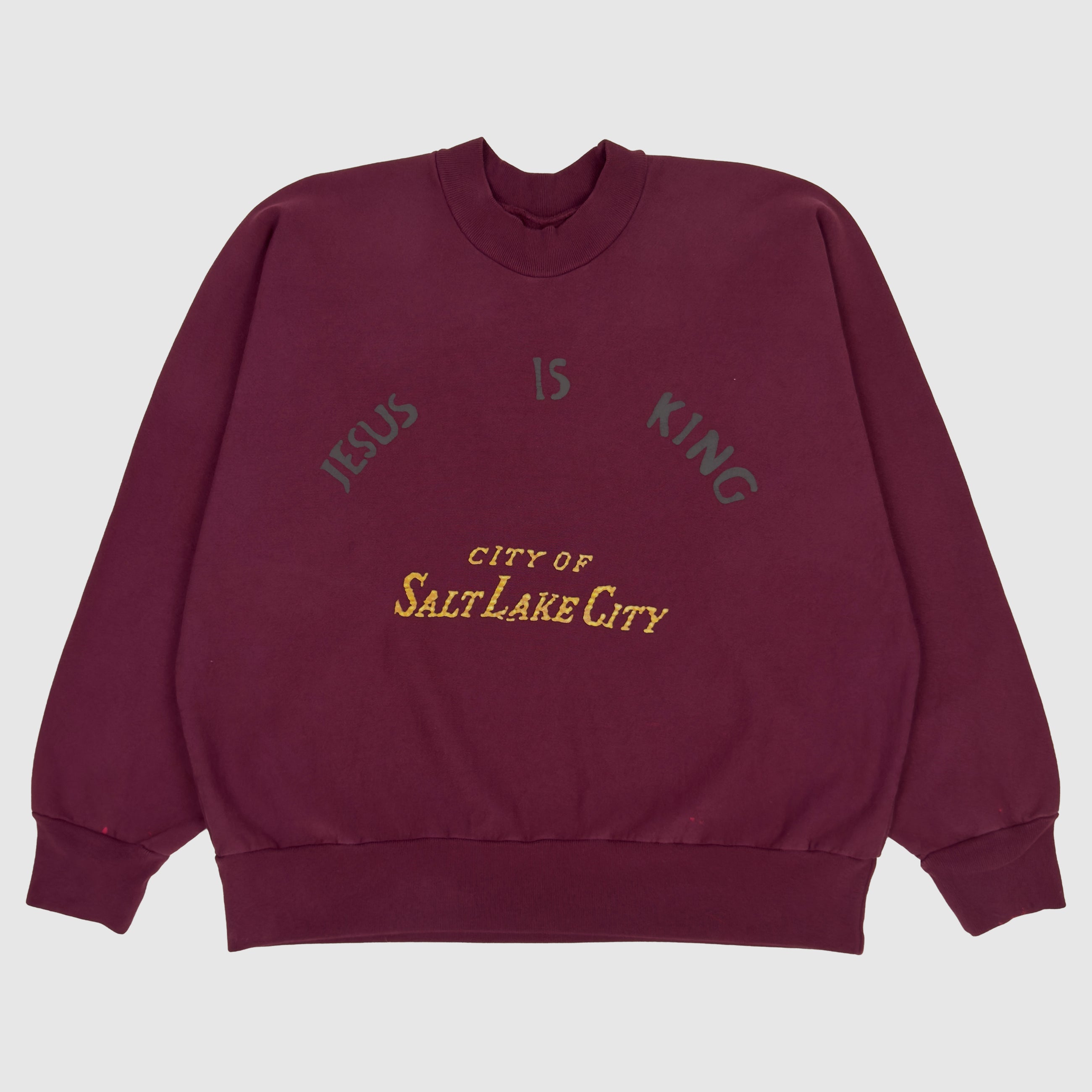 Jesus Is King 2019 Unreleased Sunday Service Salt Lake City Crewneck