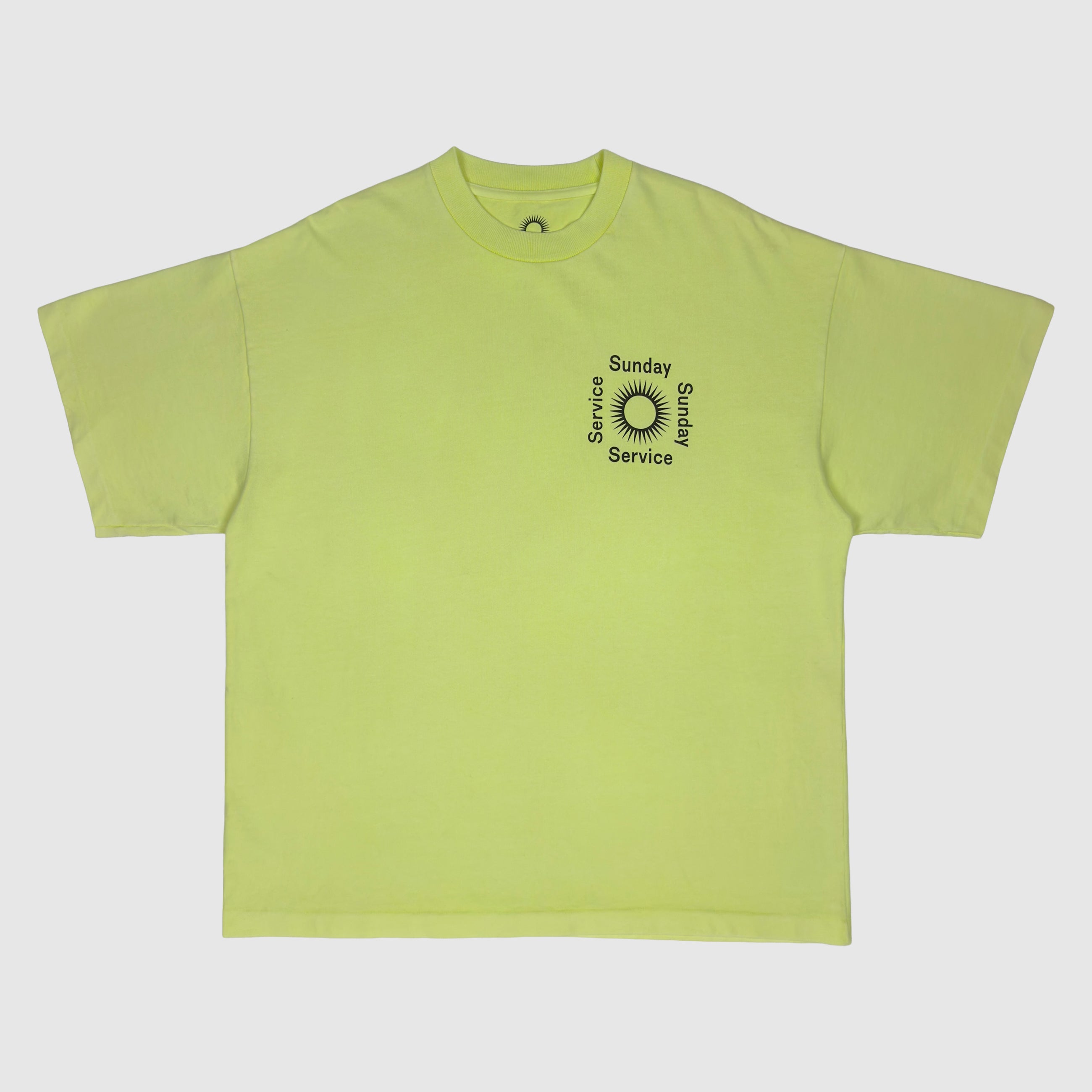 Jesus Is King 2019 Unreleased Sunday Service Tee In Frozen Yellow