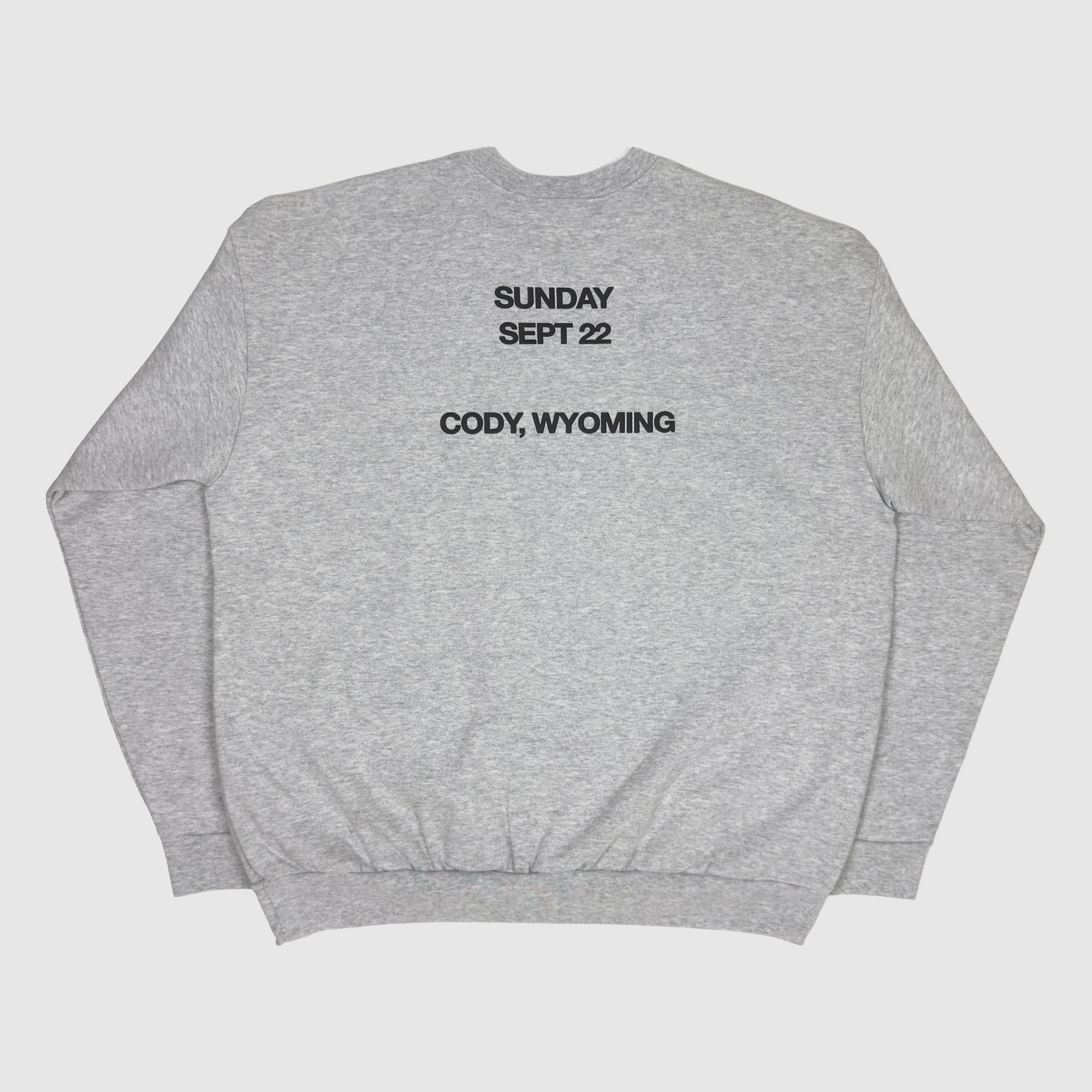 Jesus Is King 2019 Unreleased Sunday Service Wyoming Crewneck