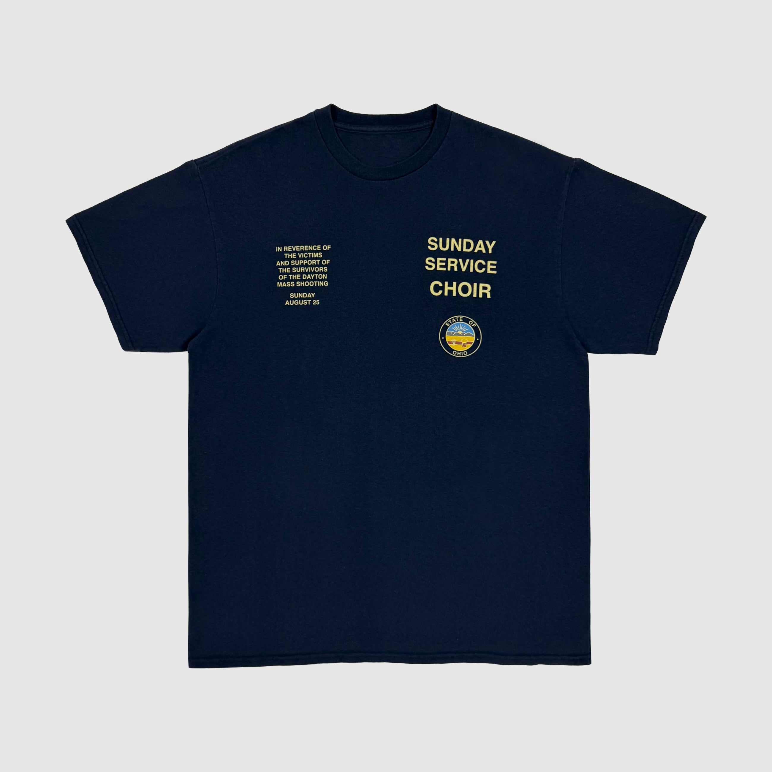 Jesus Is King 2019 Unreleased Sunday Service Ohio Choir Tee In Navy