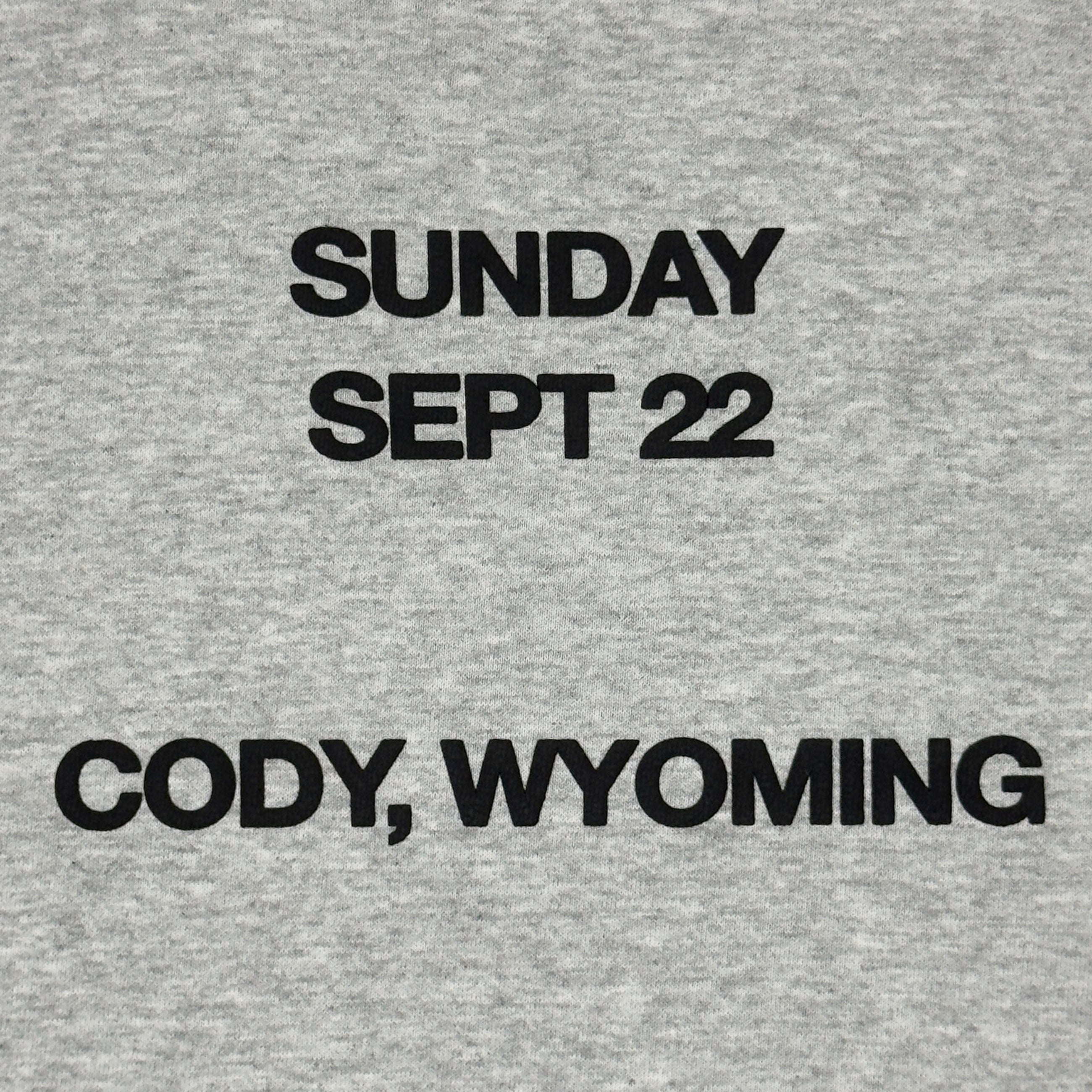 Jesus Is King 2019 Unreleased Sunday Service Wyoming Crewneck