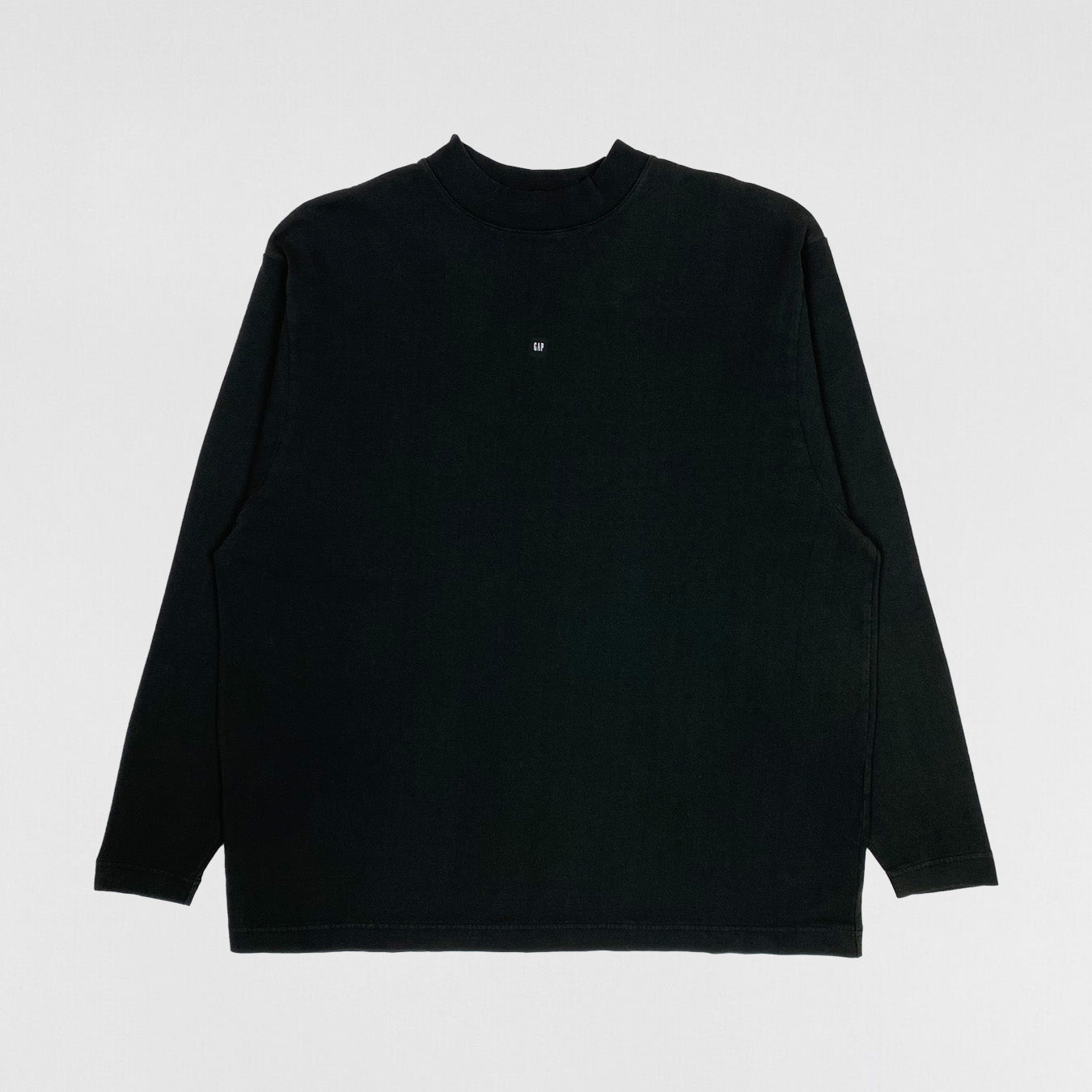Yeezy Gap Balenciaga 2022 Logo Long Sleeve In Black | Paris Saint