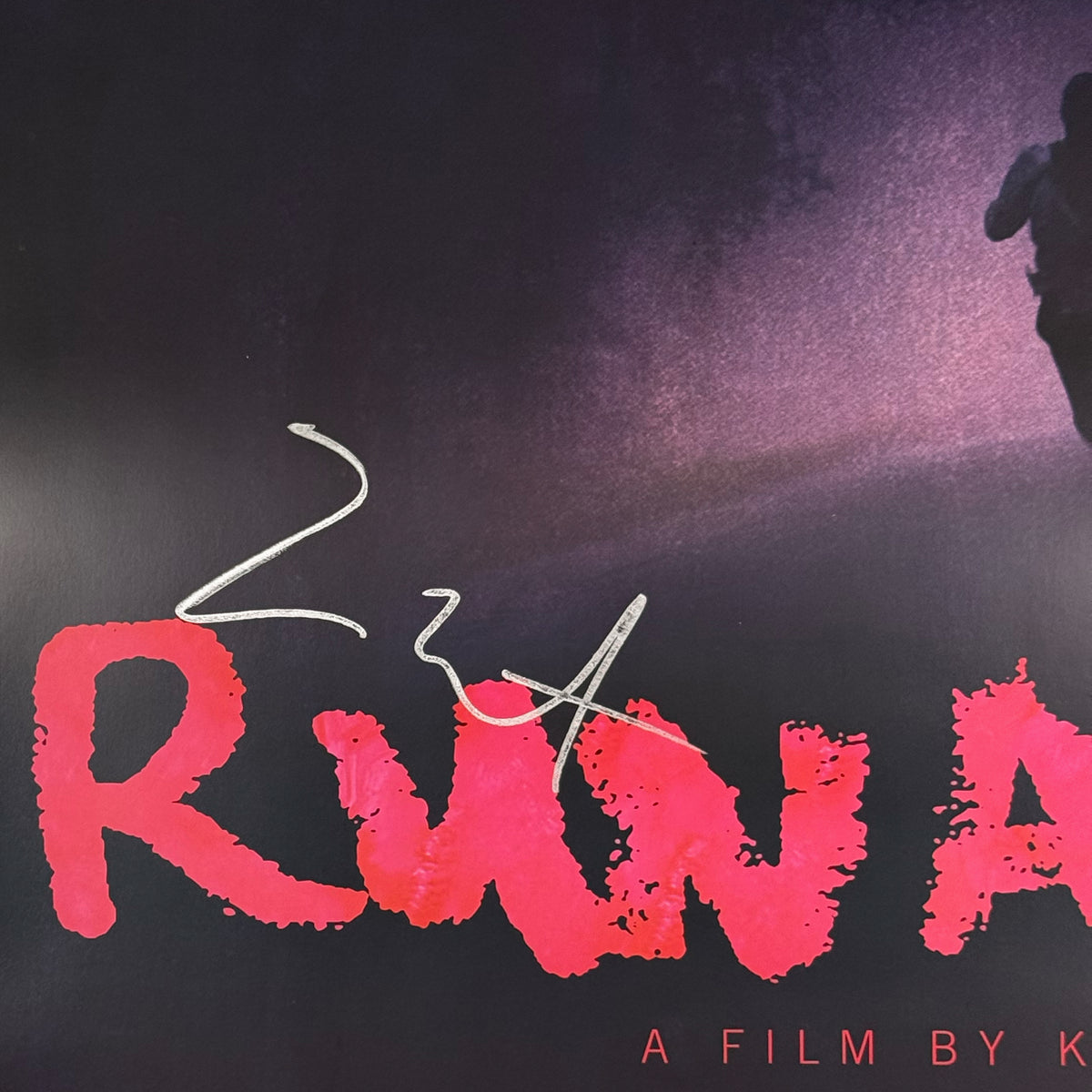 My Beautiful Dark Twisted Fantasy 2010 Runaway Signed Poster