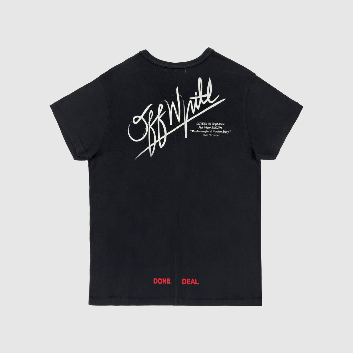 Off-White FW15 'Wartime Story' Oversized Tee