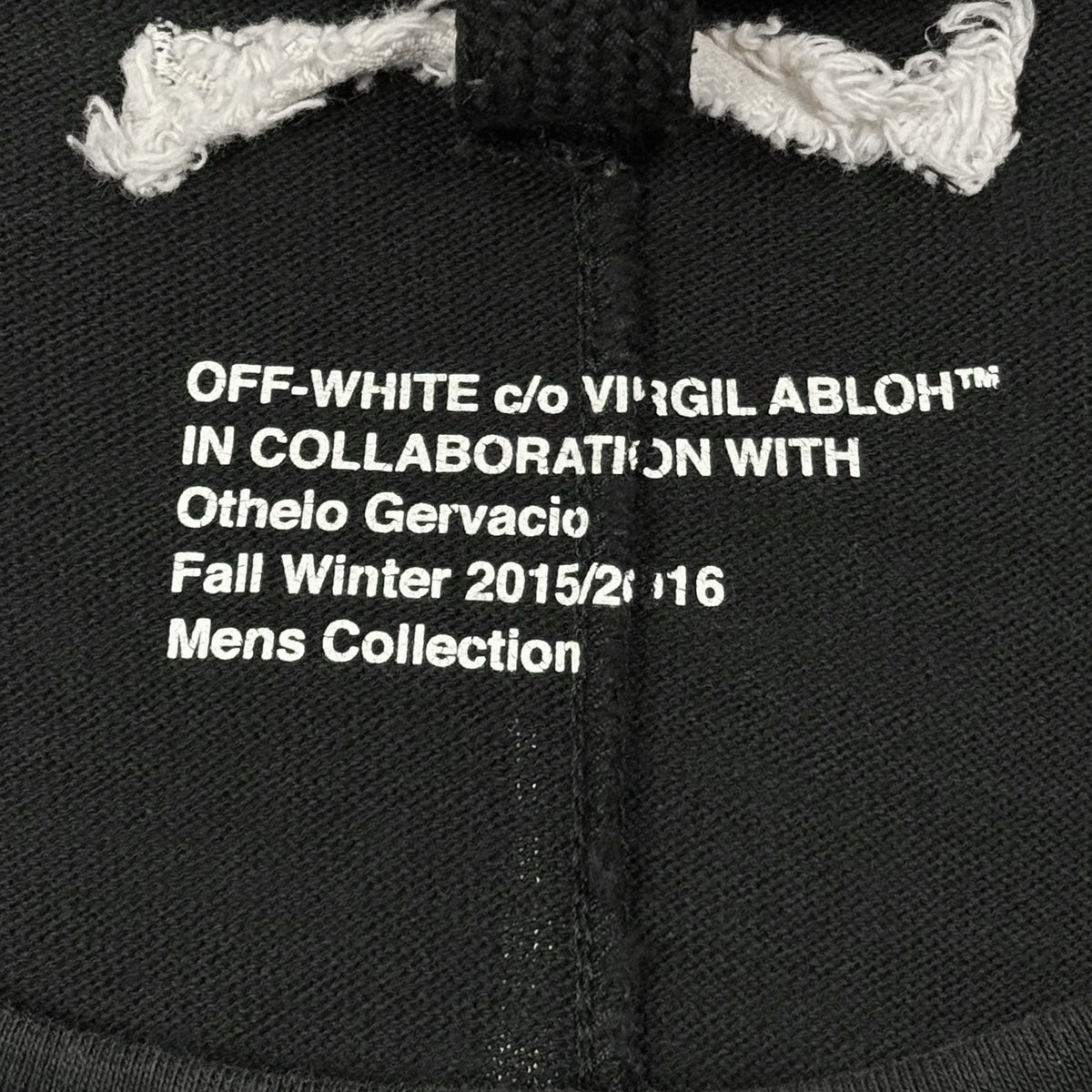Off-White FW15 'Wartime Story' Oversized Tee