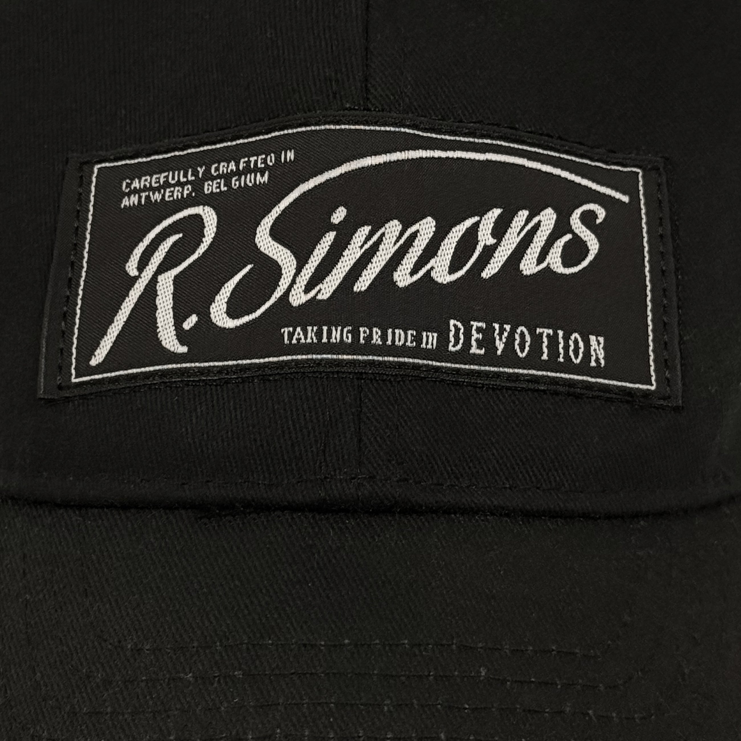 Raf Simons 2021 'Devotion' Logo Hat In Black