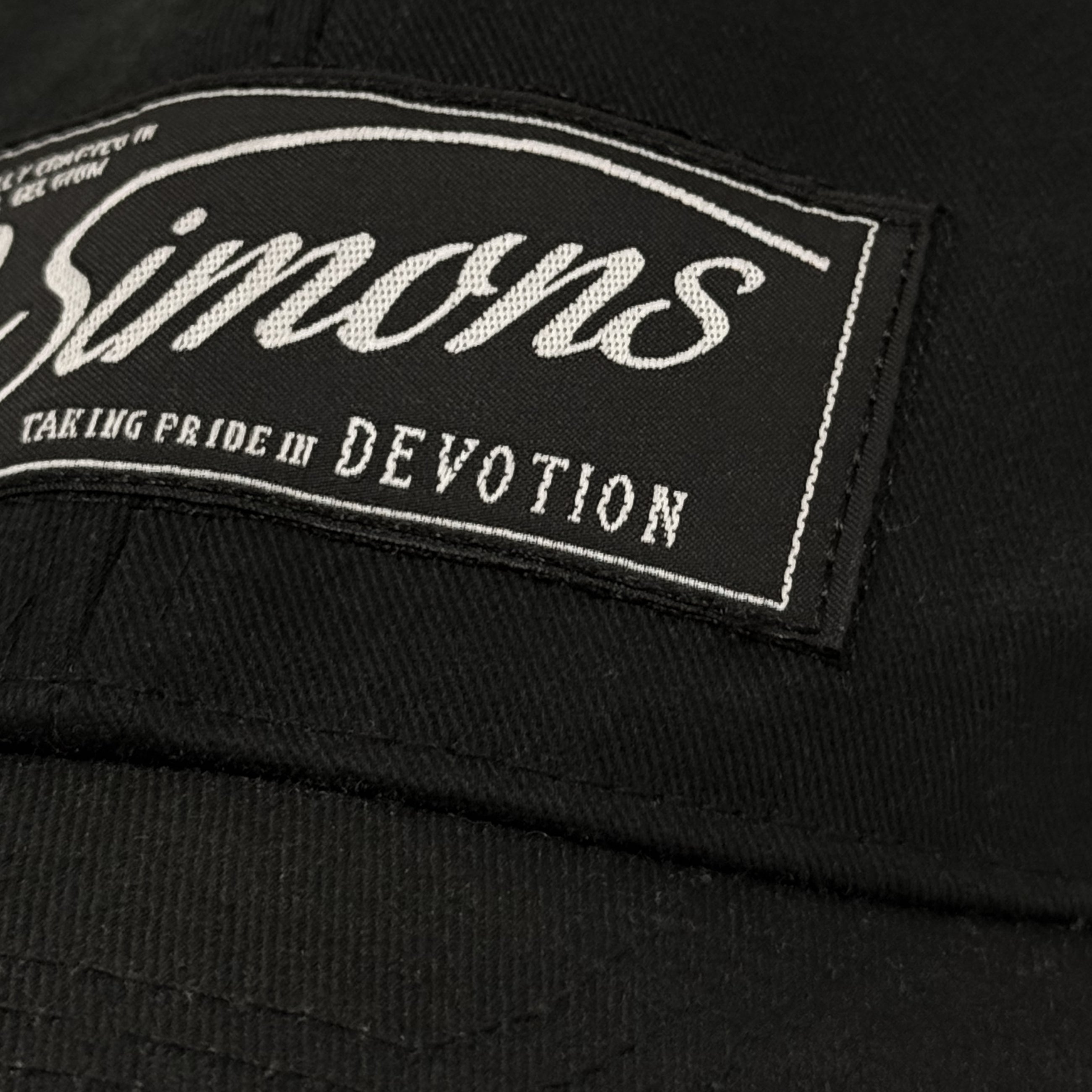Raf Simons 2021 'Devotion' Logo Hat In Black