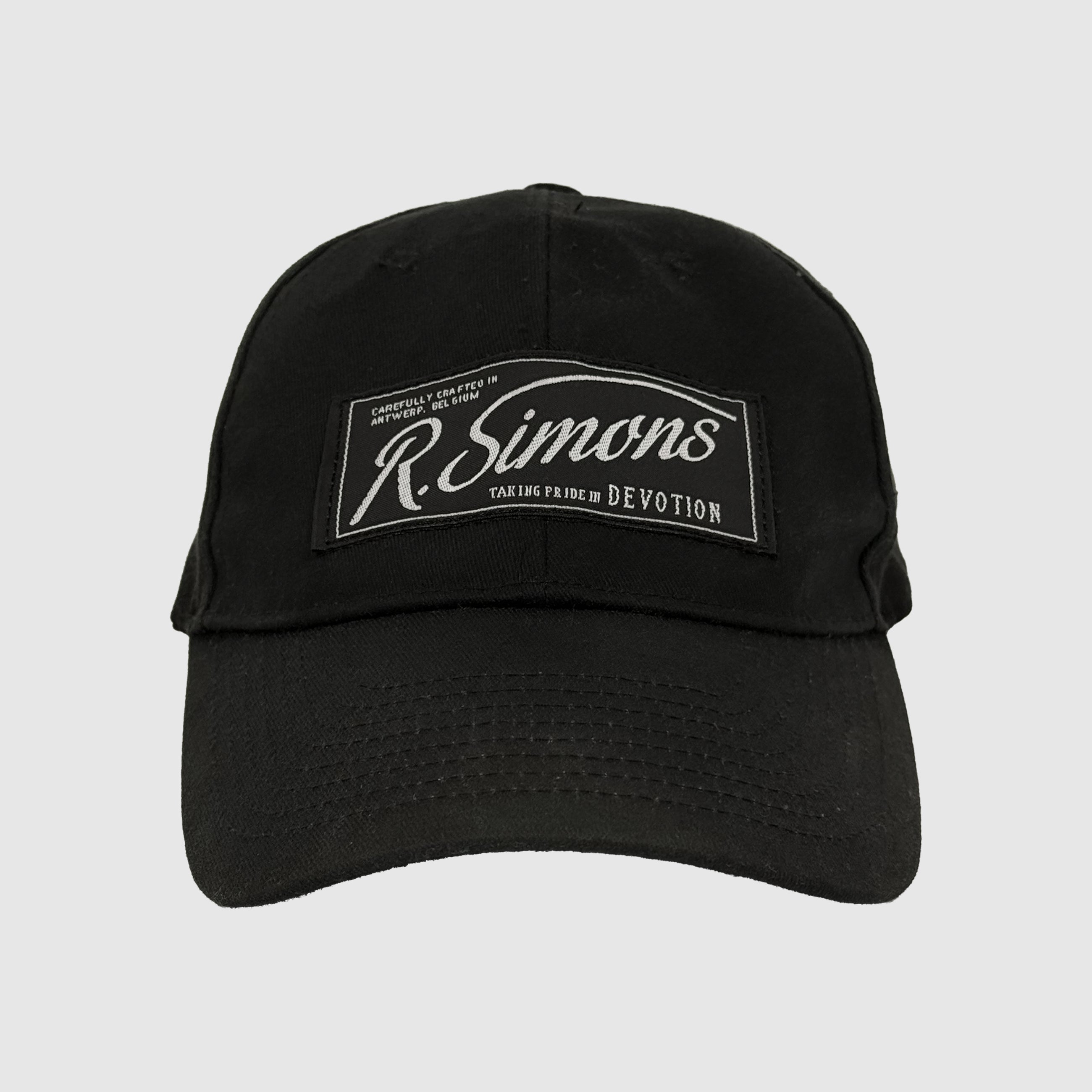 Raf Simons 2021 'Devotion' Logo Hat In Black